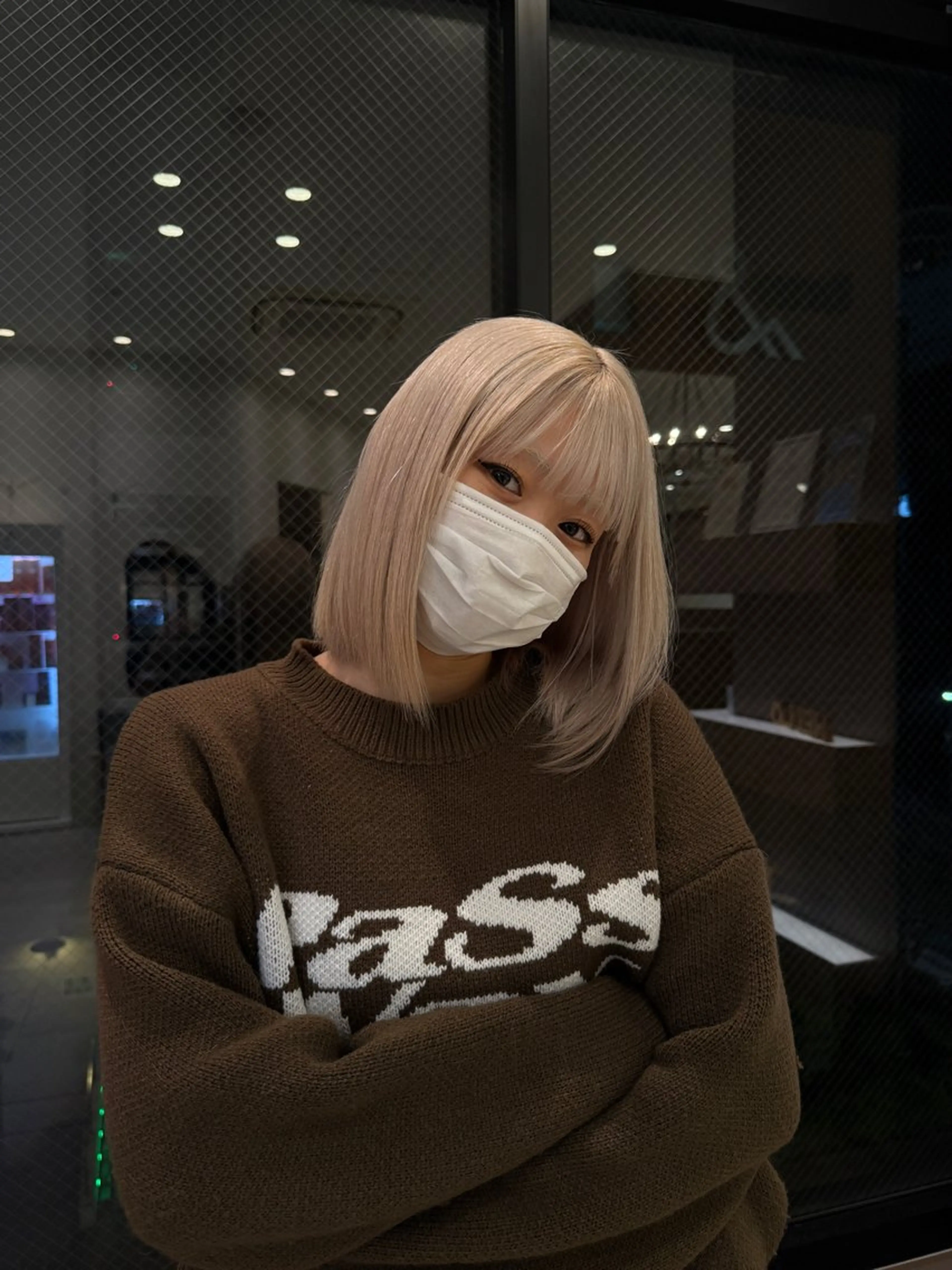 ショート カラー 堀江／韓国・透明感 カラー／みずき🐩のヘアスタイル