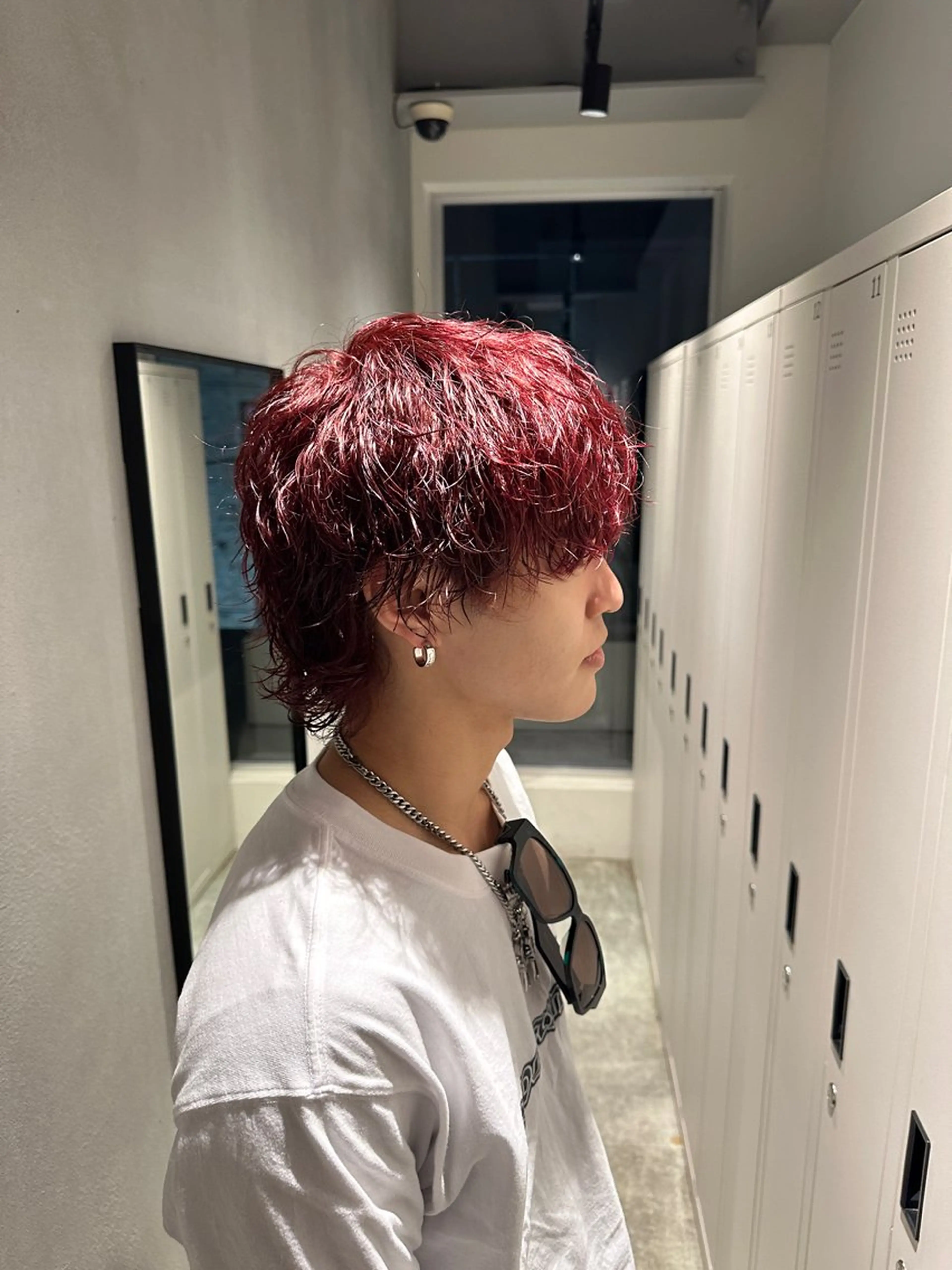 ショート カラー メンズ Aura所属・丸山 心 / 艶カラーのヘアスタイル