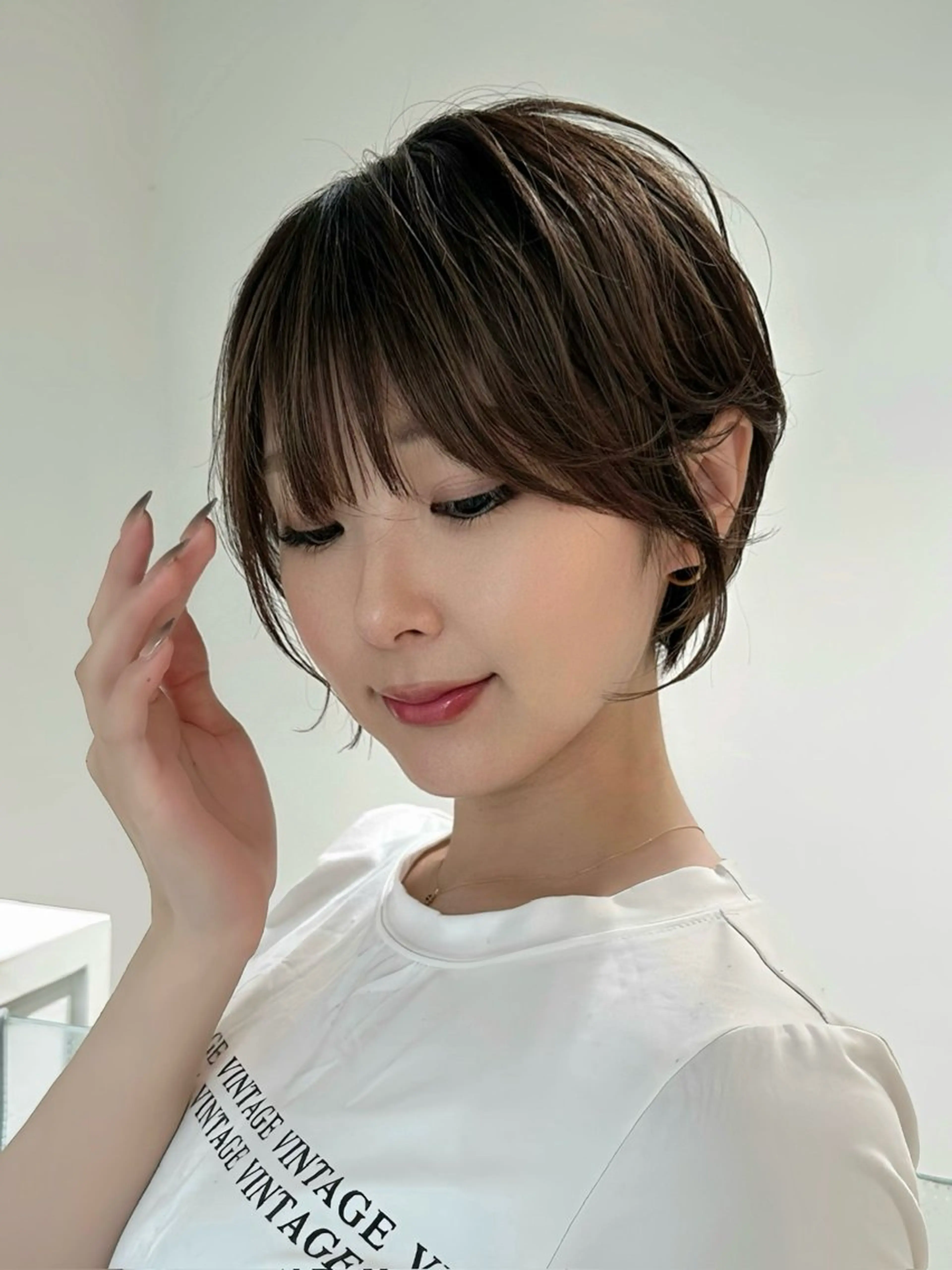 ショート ショートヘア 小顔カット カット ヘアカラー トリートメント ヘッドスパ taiga ショート /レイヤー/矯正🌈のヘアスタイル