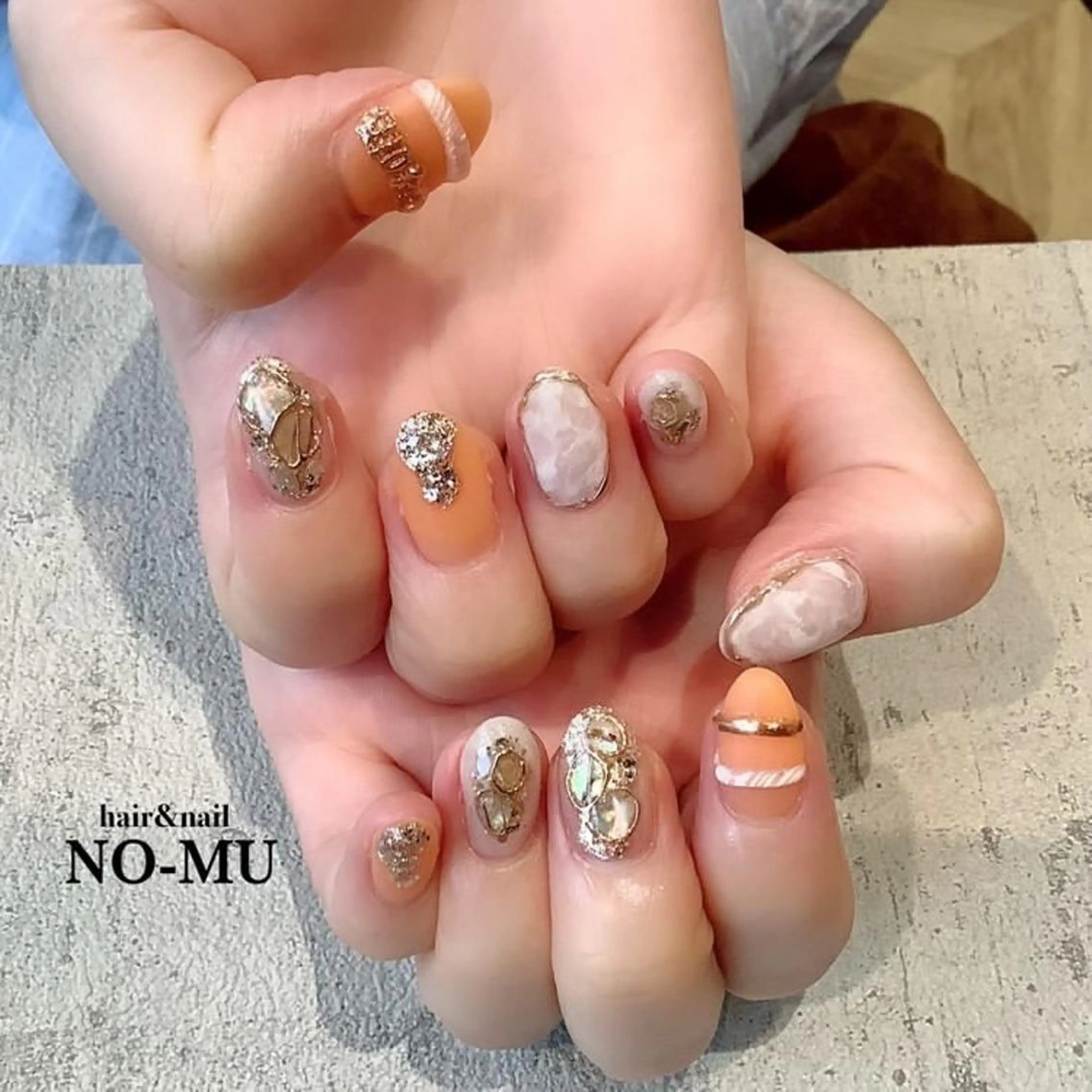 ネイル ハンドネイル hair＆nail NO-MU所属・hair＆nail NO-MUのネイルデザイン