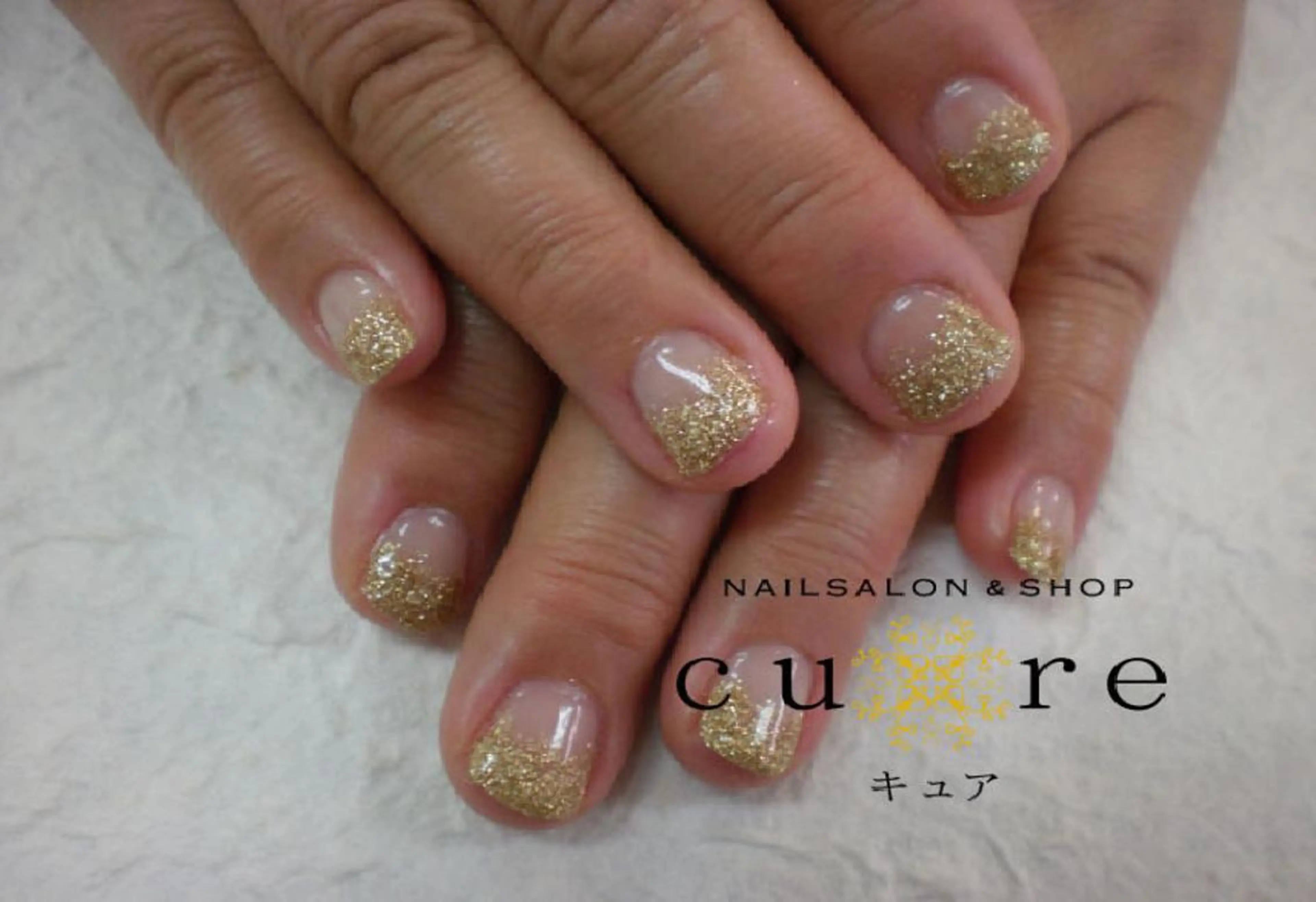 ショート ネイル ハンドネイル ネイルサロン Cureのネイルデザイン