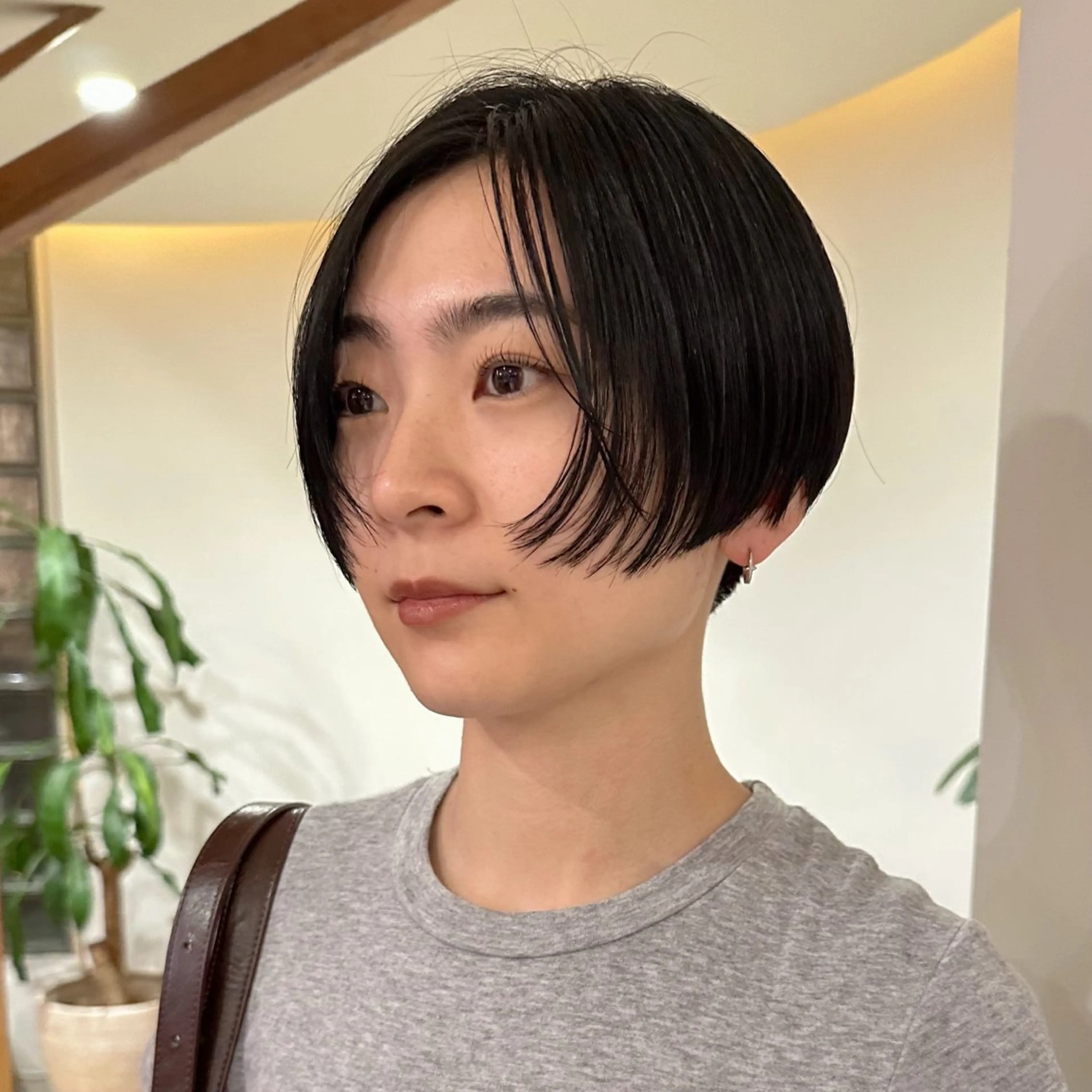 ショート カット 平野恵/透明感カラー ブリーチ/ボブのヘアスタイル