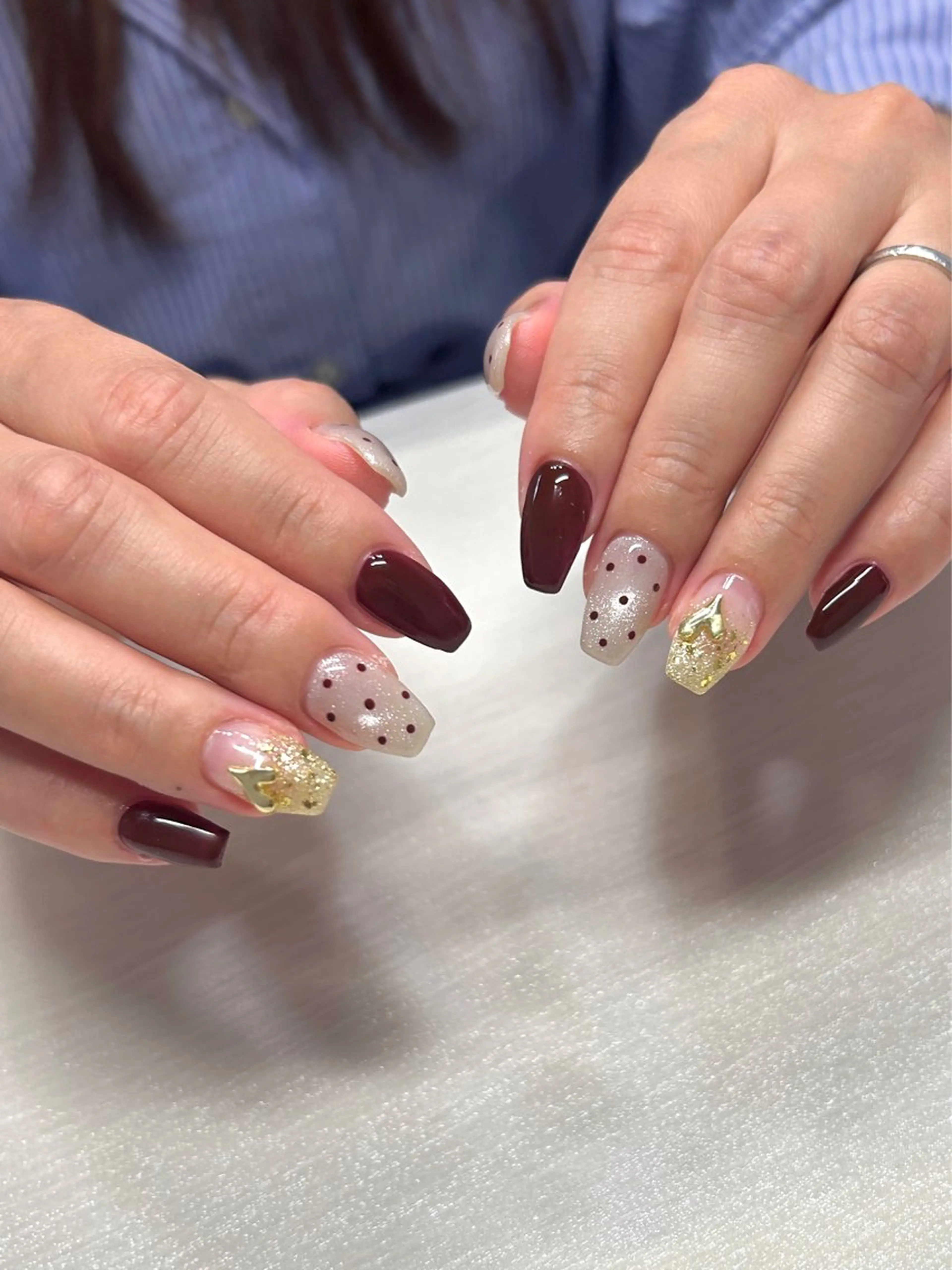 ネイル オフィスネイル スカルプネイル シンプルネイル ハンドネイル nail salon　coco no ne所属・coco no ne KANNAのネイルデザイン