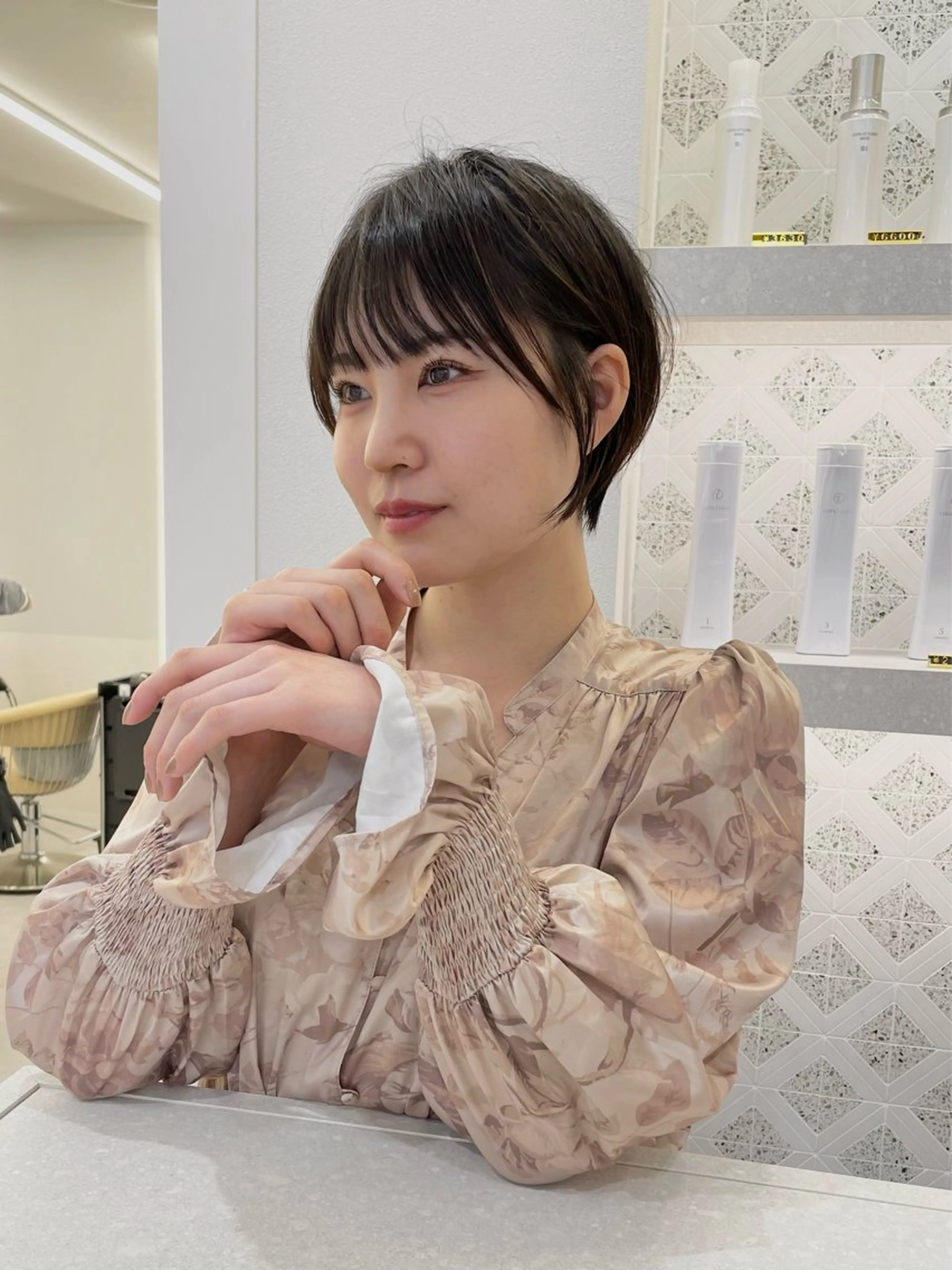 ショート 丸みショート ショートヘア Eleanor spa&treatment 博多 ANNEX所属・川野 裕明のヘアスタイル