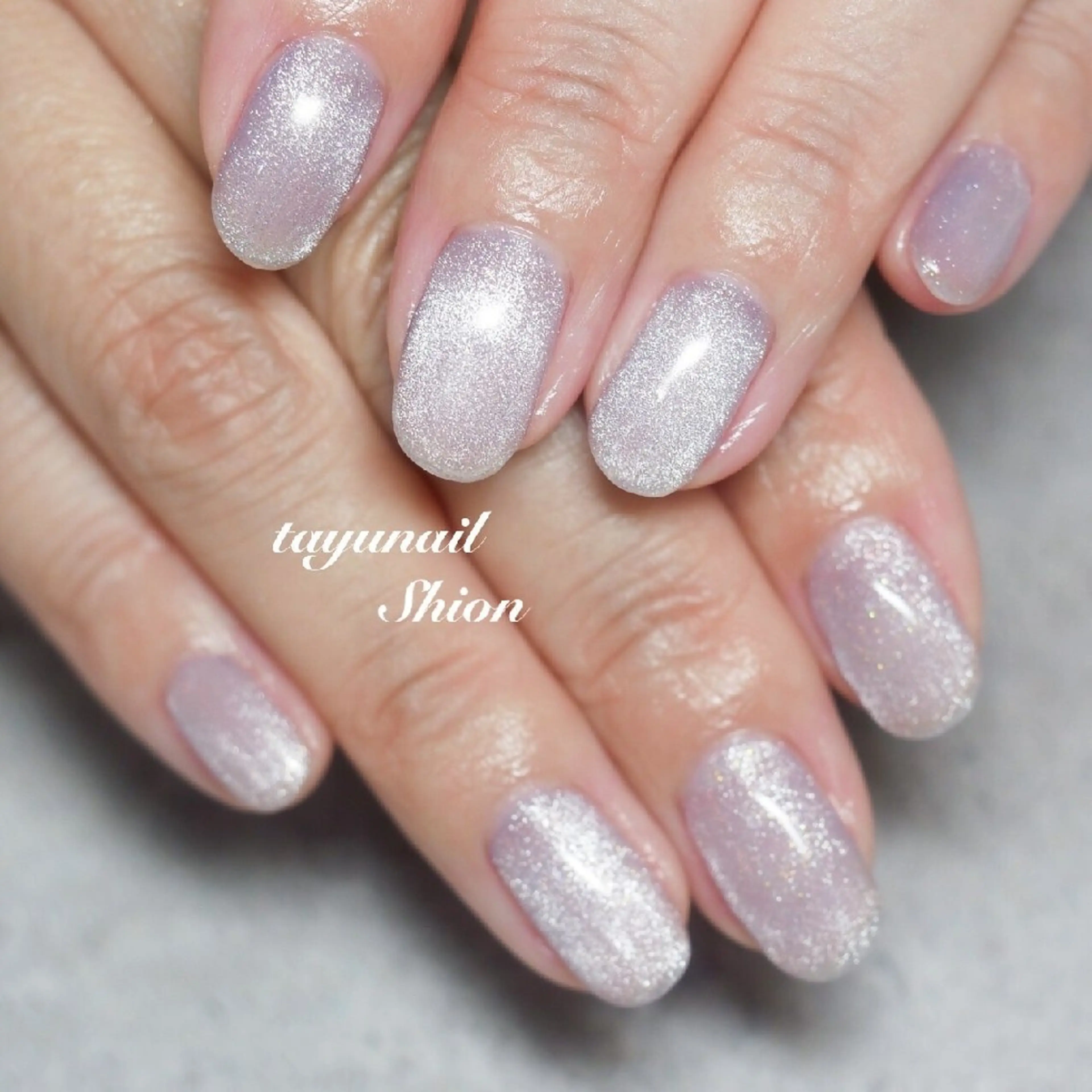 ネイル ジェルネイル マグネットネイル パラジェル 冬ネイル ネイルサロン・ネイルスクール　たゆnail所属・ネイルサロン 【たゆnail】のネイルデザイン