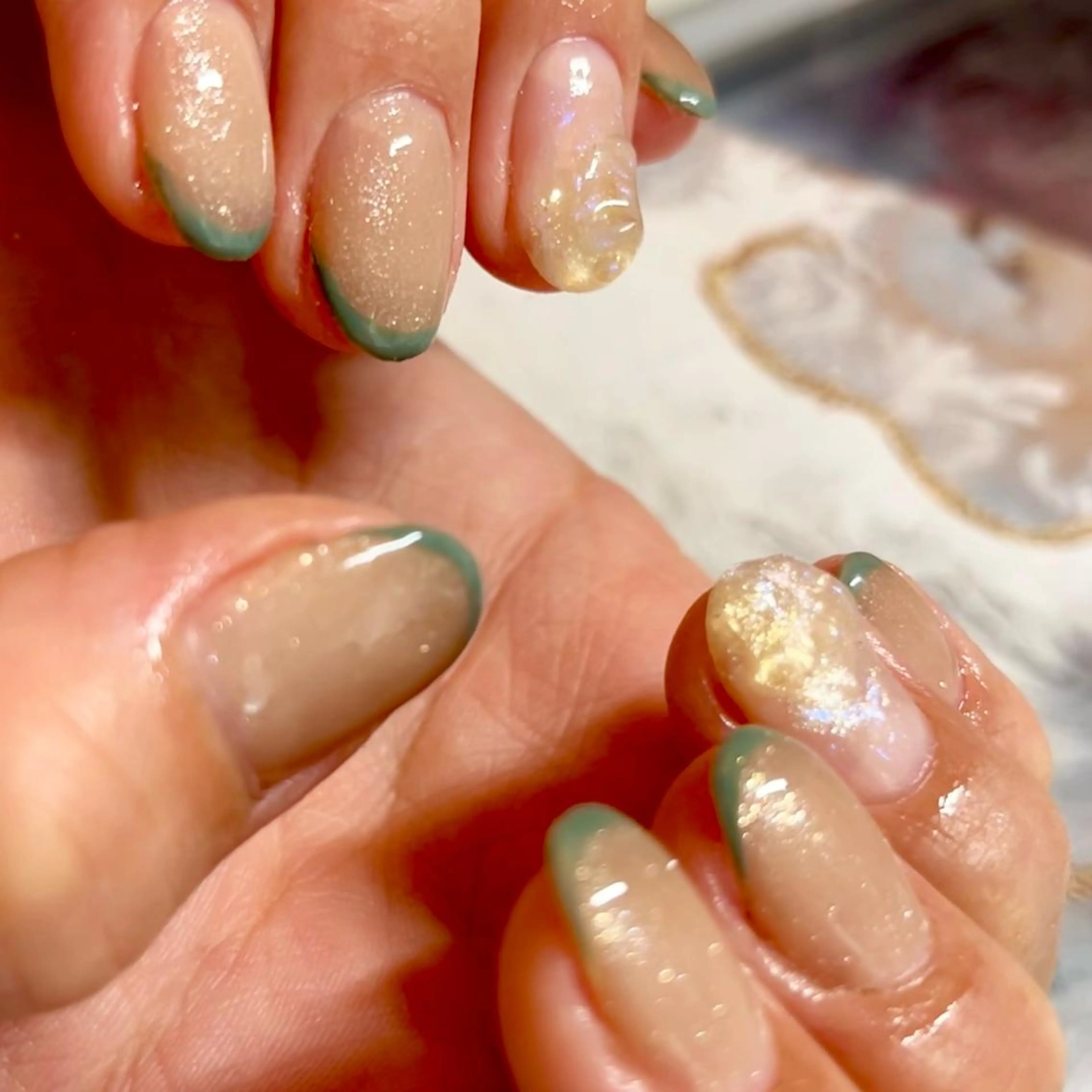 ミディアム ネイル MKY salonのネイルデザイン