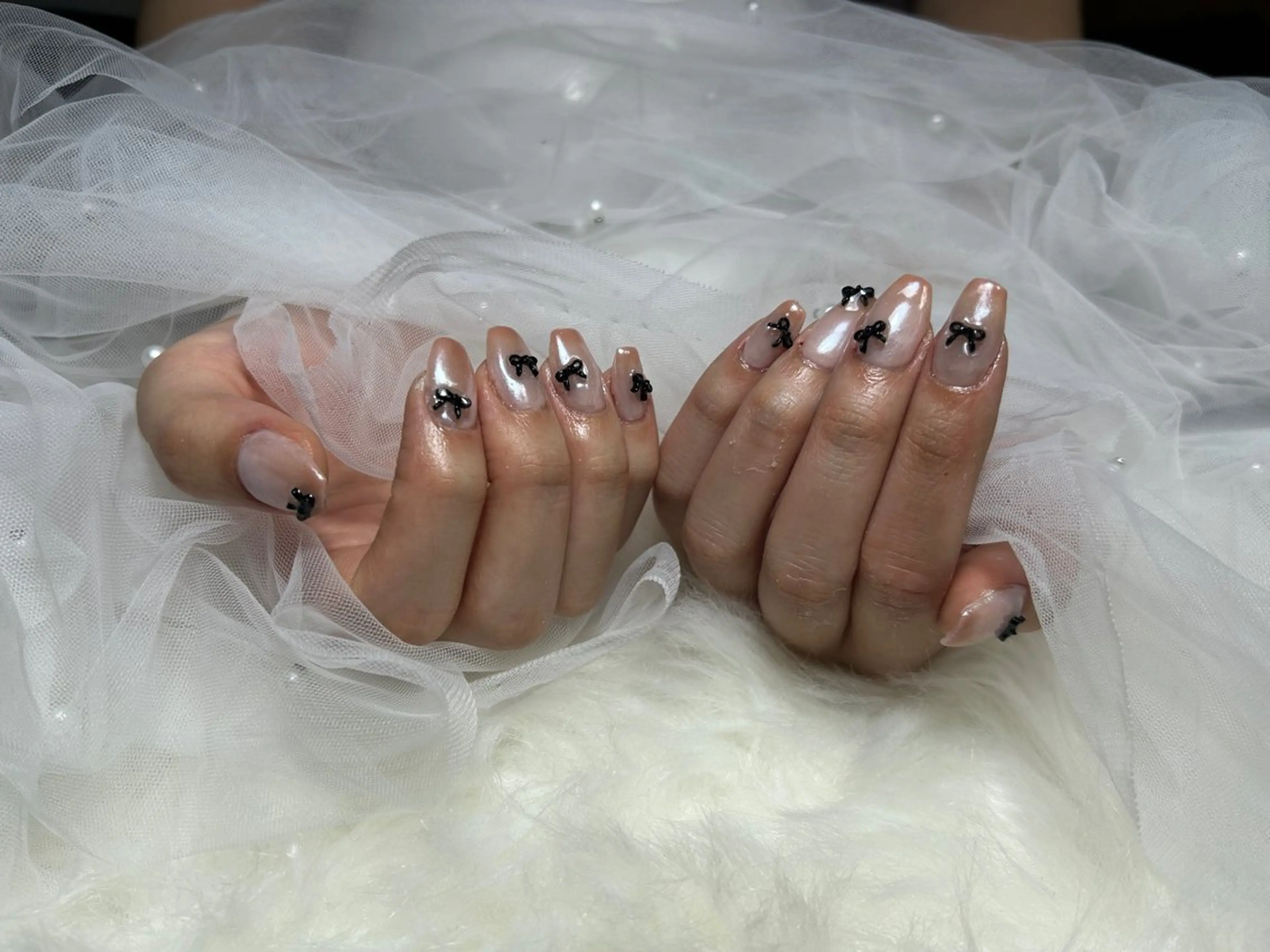 ネイル リボン nail salon Lilyn所属・nail salon Lilynのネイルデザイン