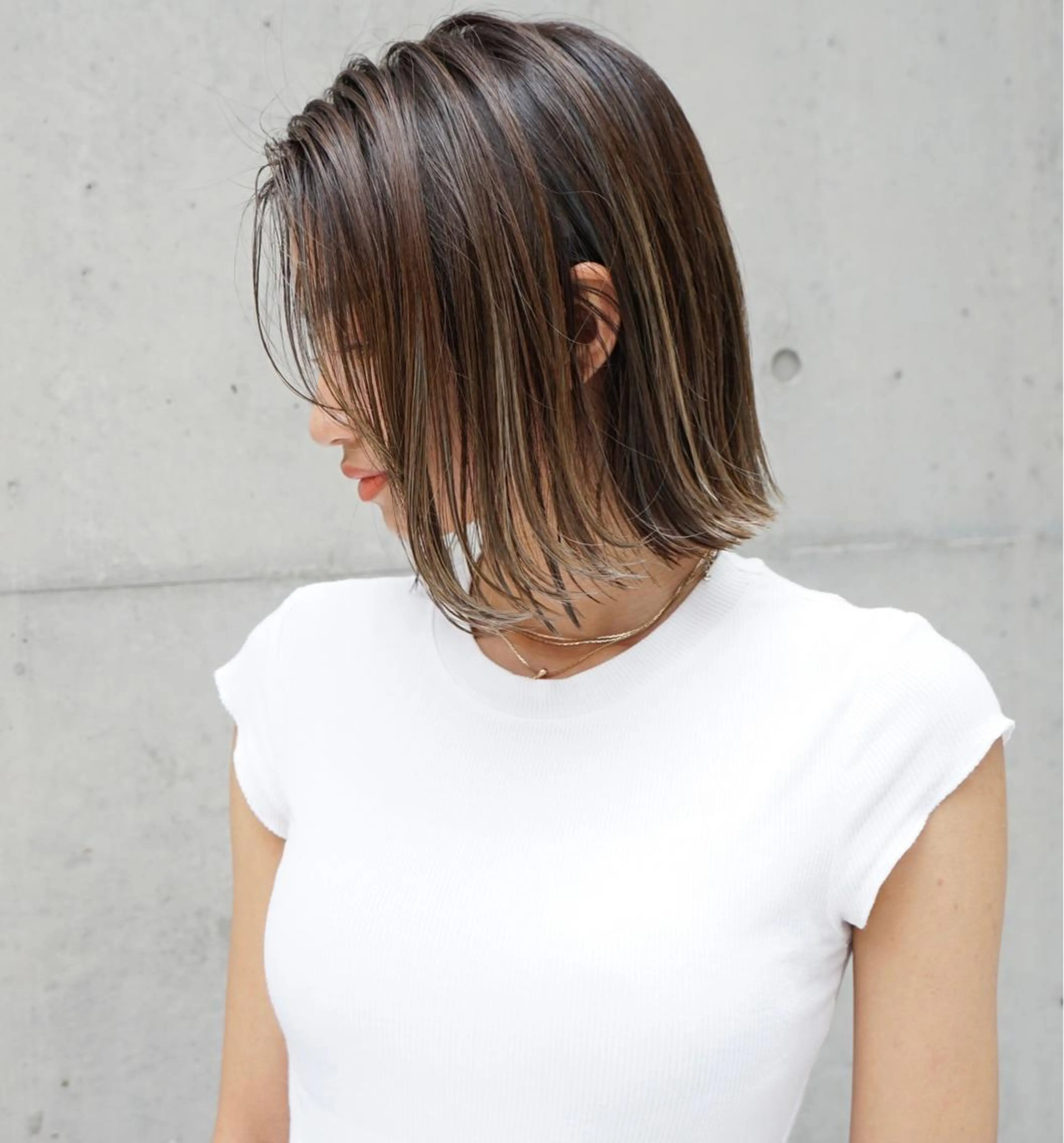 ミディアム 中山 丈也のヘアスタイル