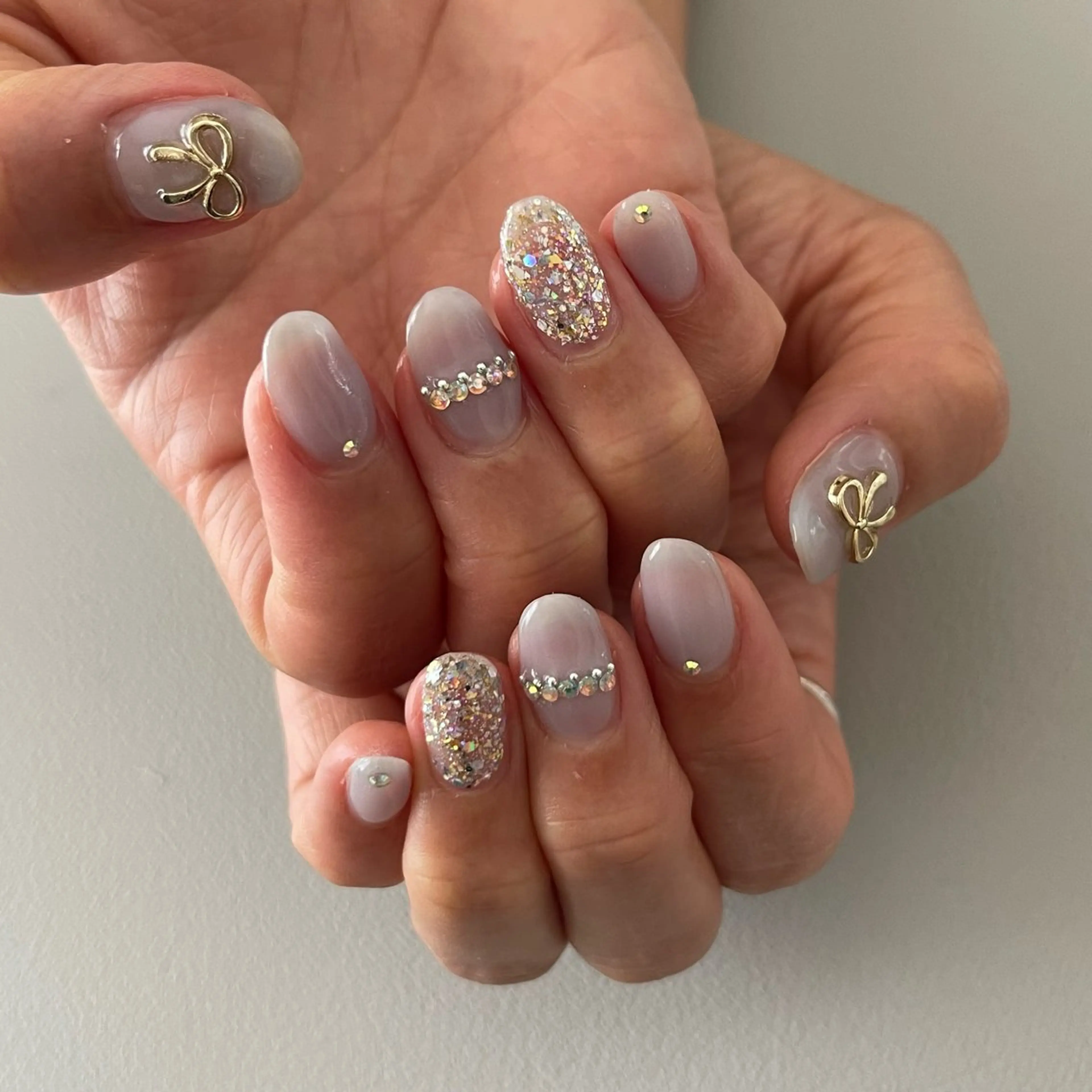 ネイル ワンホンネイル Luccica nailのネイルデザイン