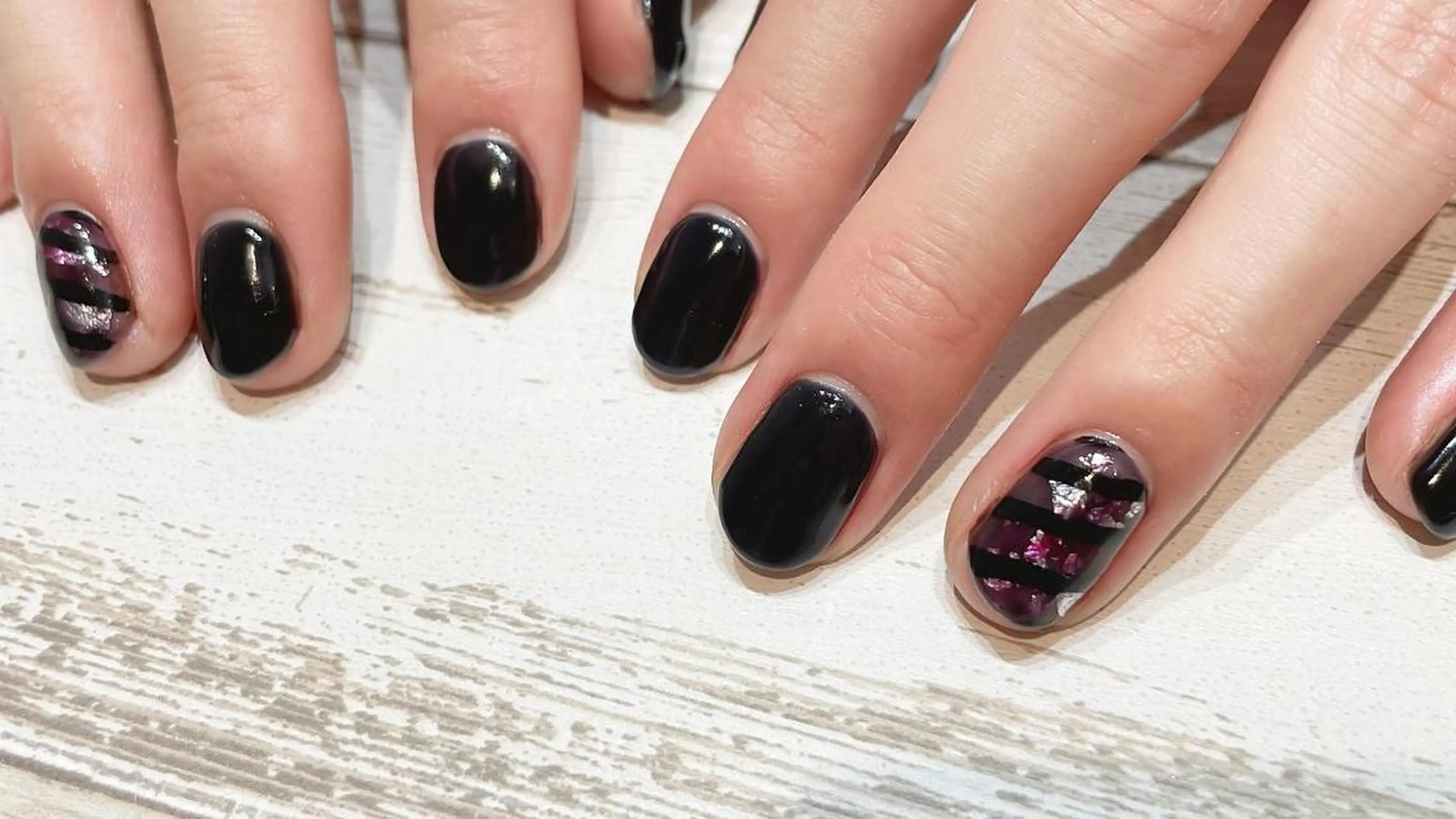 ネイル マツエク・マツパ まつげパーマ ボリュームラッシュ ボーダー ジェルネイル メンズネイル 髙橋 敦子のマツエク・マツパデザイン