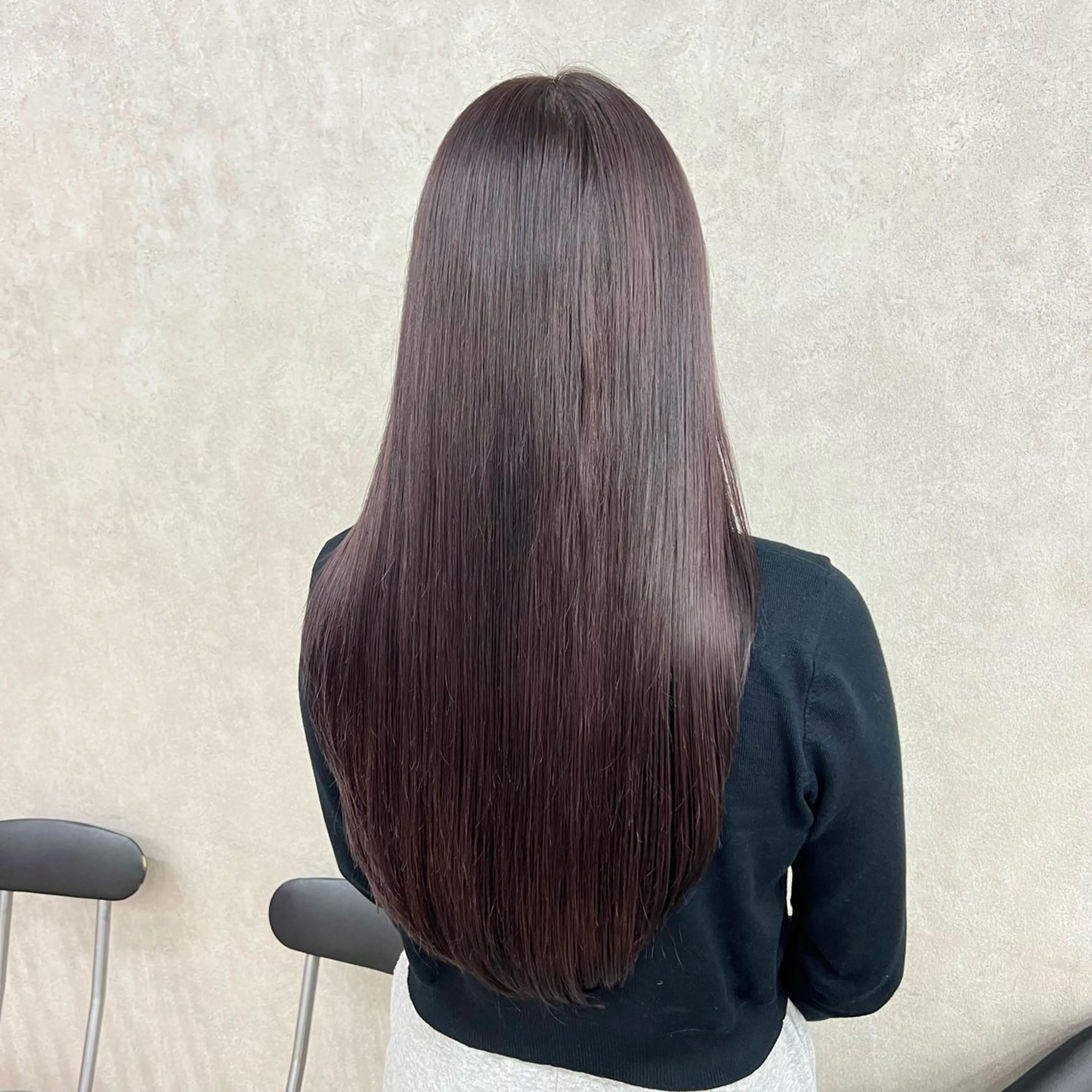 ロング ヘアカラー トリートメント 山崎 まな🦋🫧のヘアスタイル