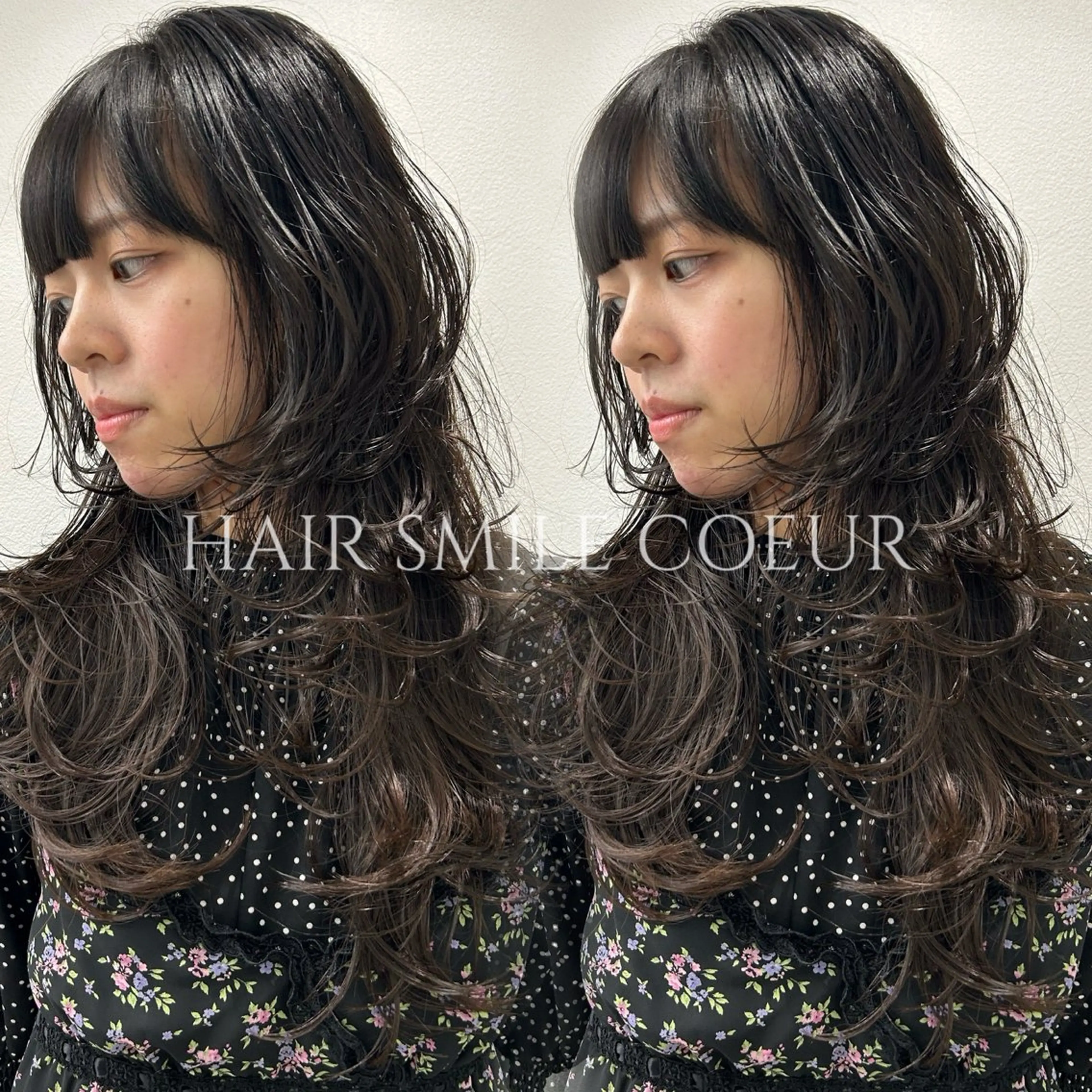 ロング ハイレイヤー レイヤーカット COEUR🧡 山下 優花のヘアスタイル