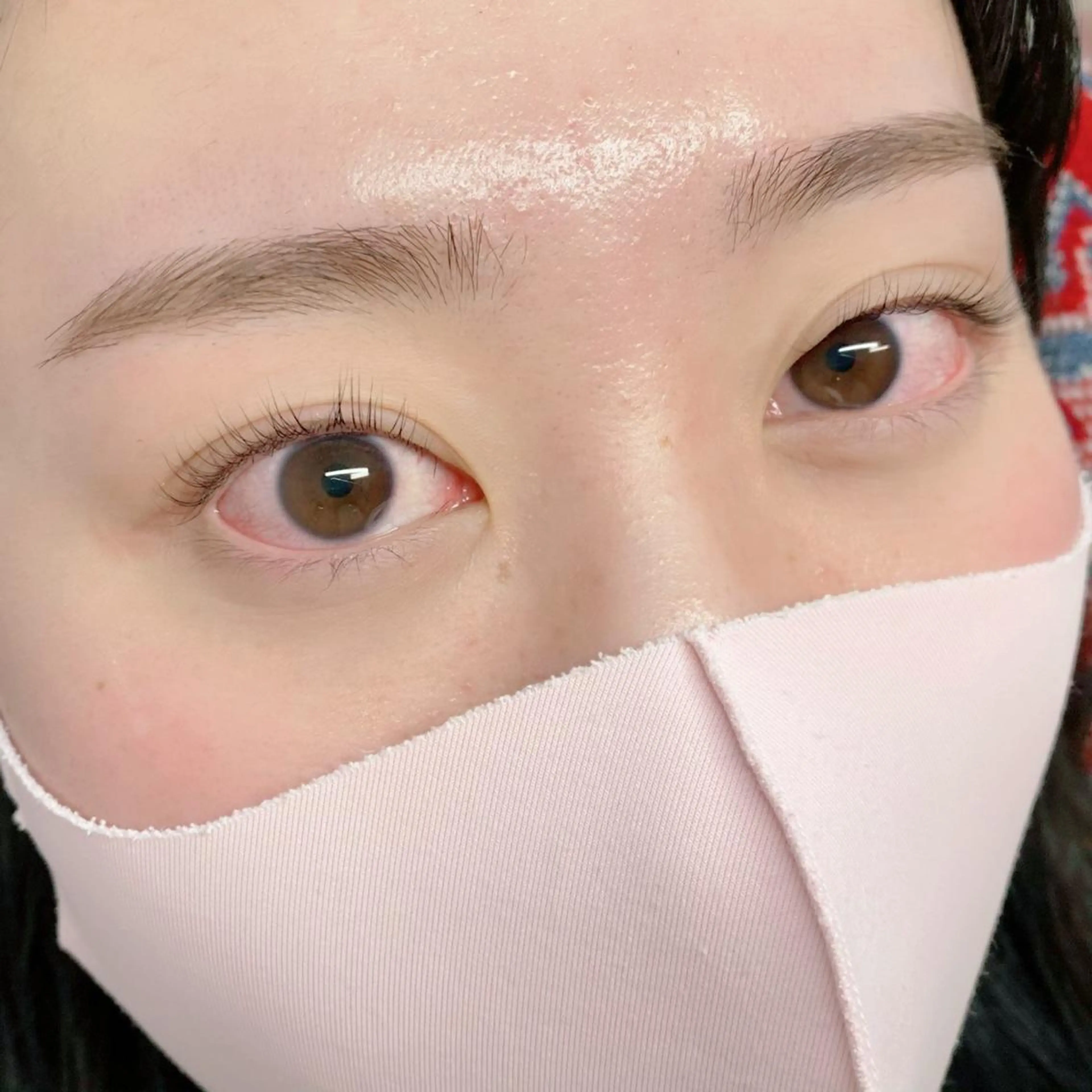 マツエク・マツパ パリジェンヌラッシュリフト 一重×まつ毛パーマ nail &lash ANEMONAのネイルデザイン