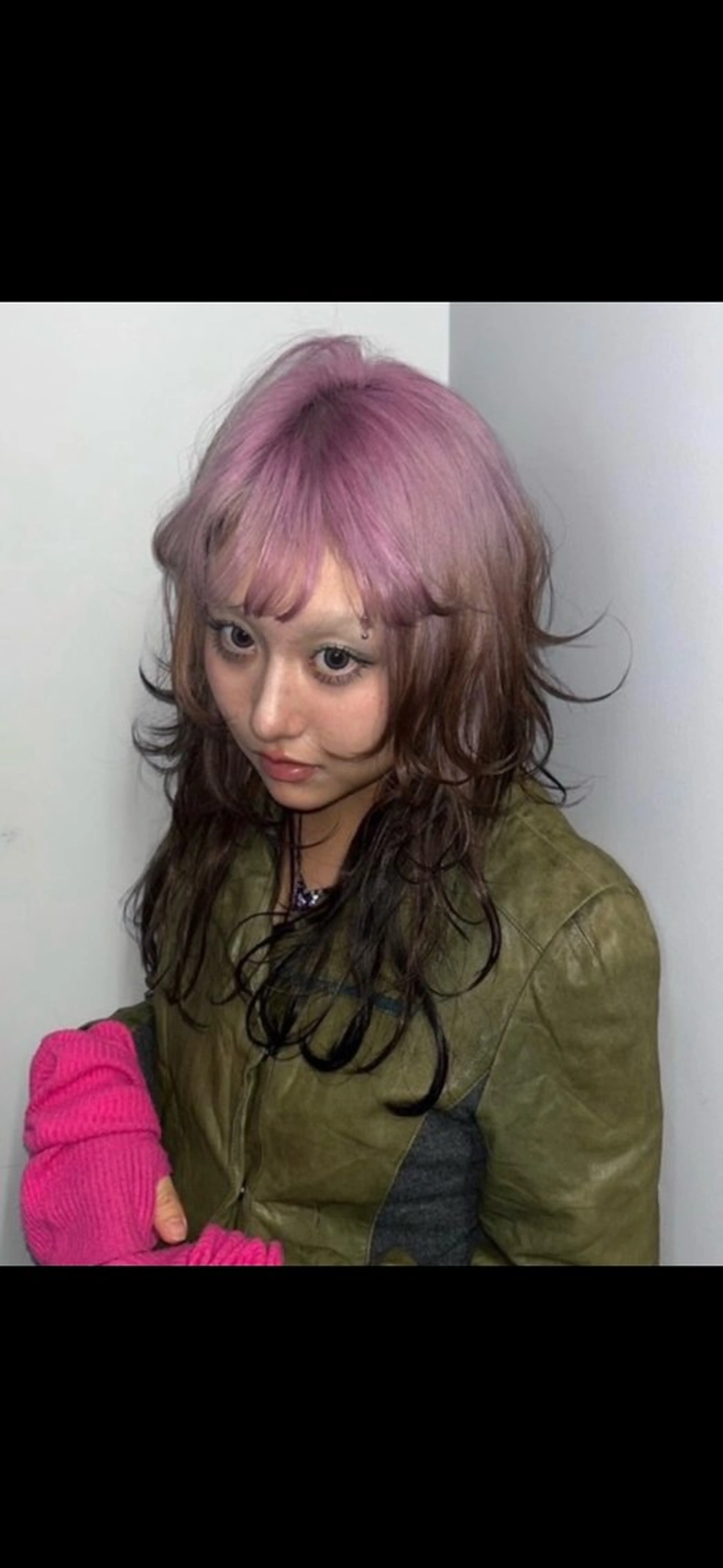 セミロング カラー デザインカラー ヘアカラー 名古屋／デザイン／ ブリーチ/松井亮磨のヘアスタイル