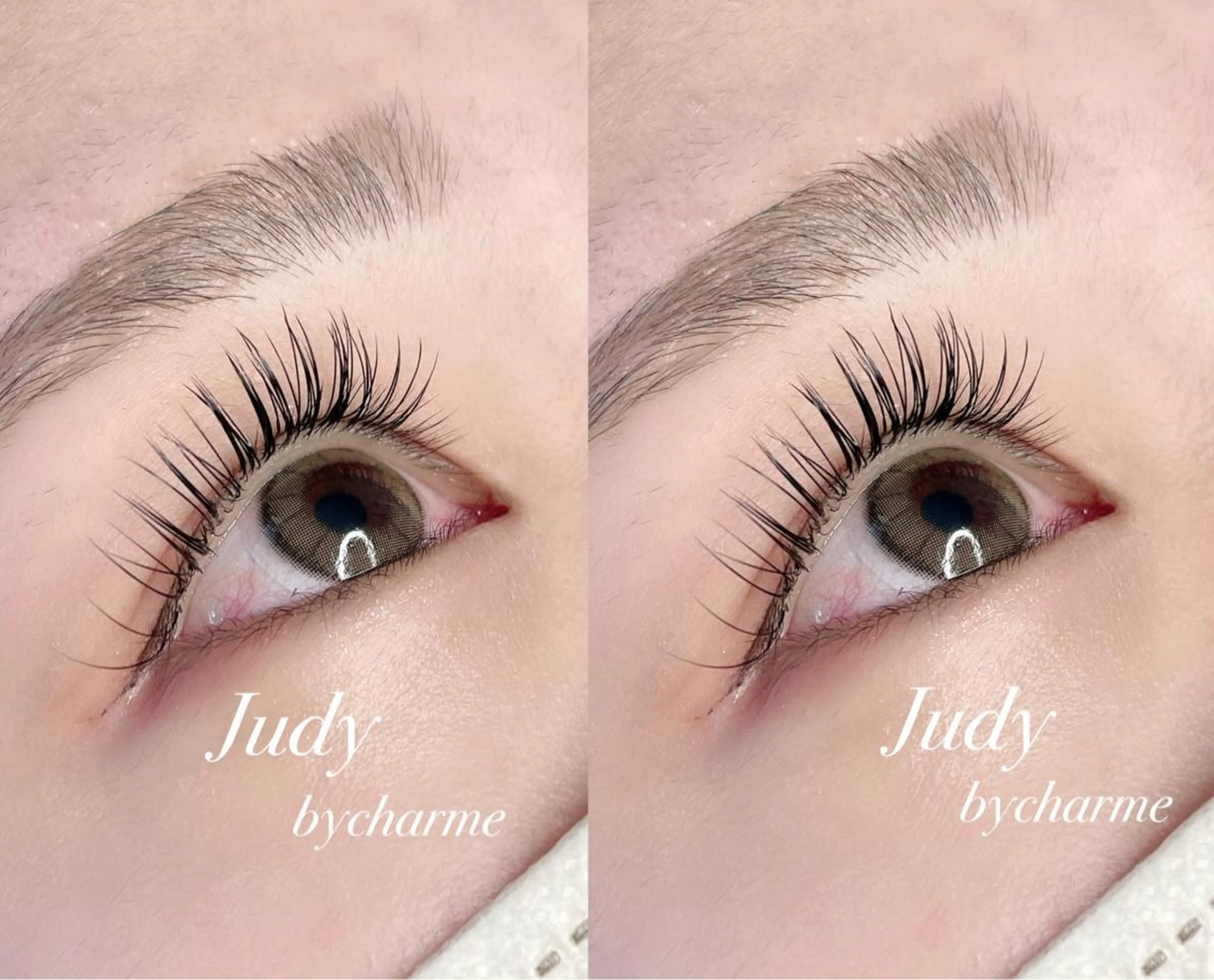 マツエク・マツパ 付け放題 フラットラッシュ パリジェンヌラッシュリフト セーブル マツエク Judy by charmeのマツエク・マツパデザイン