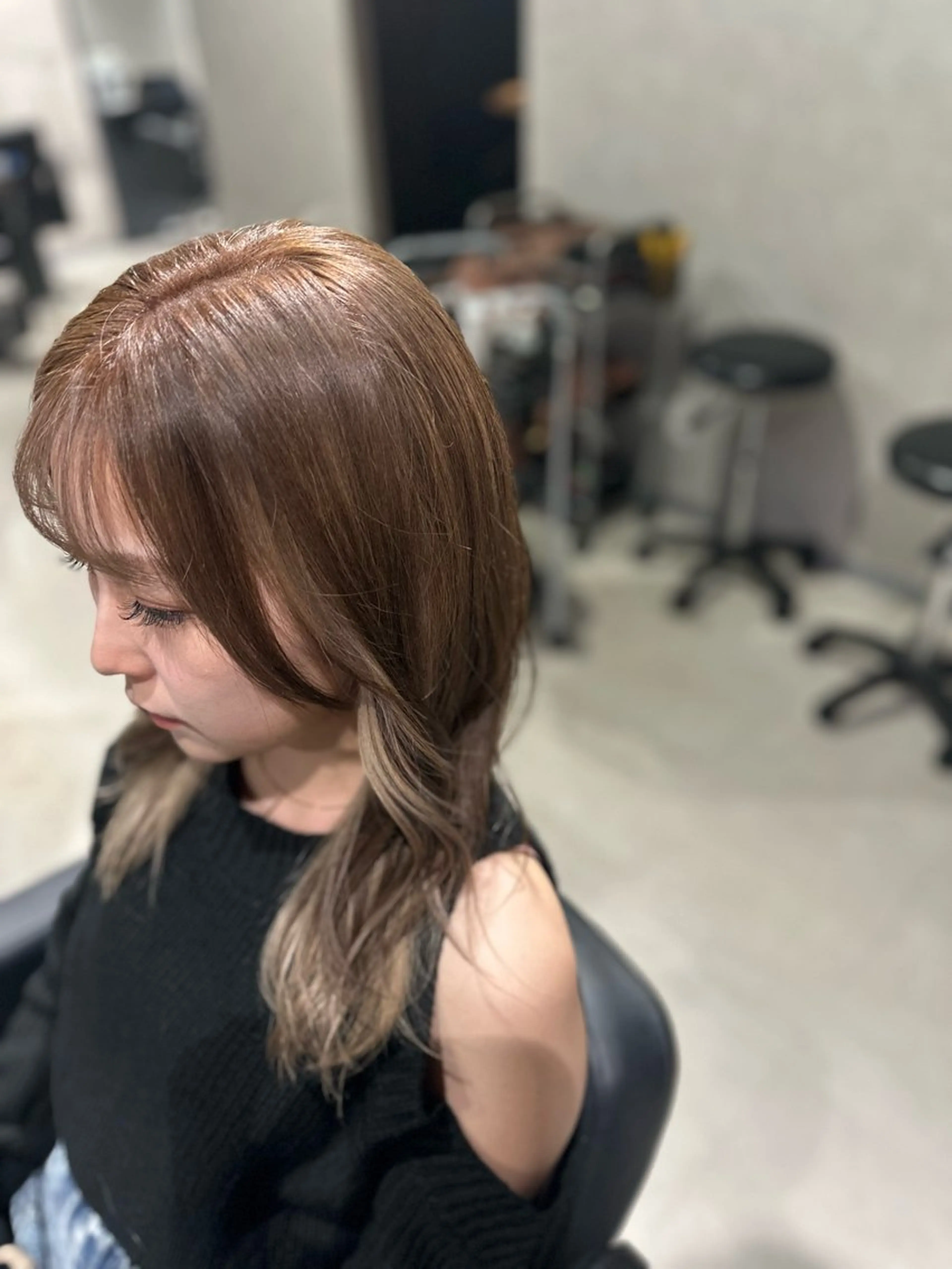 セミロング カラー カット ヘアカラー トリートメント カラー/ヘッドスパ 🐱ERI🐱のヘアスタイル