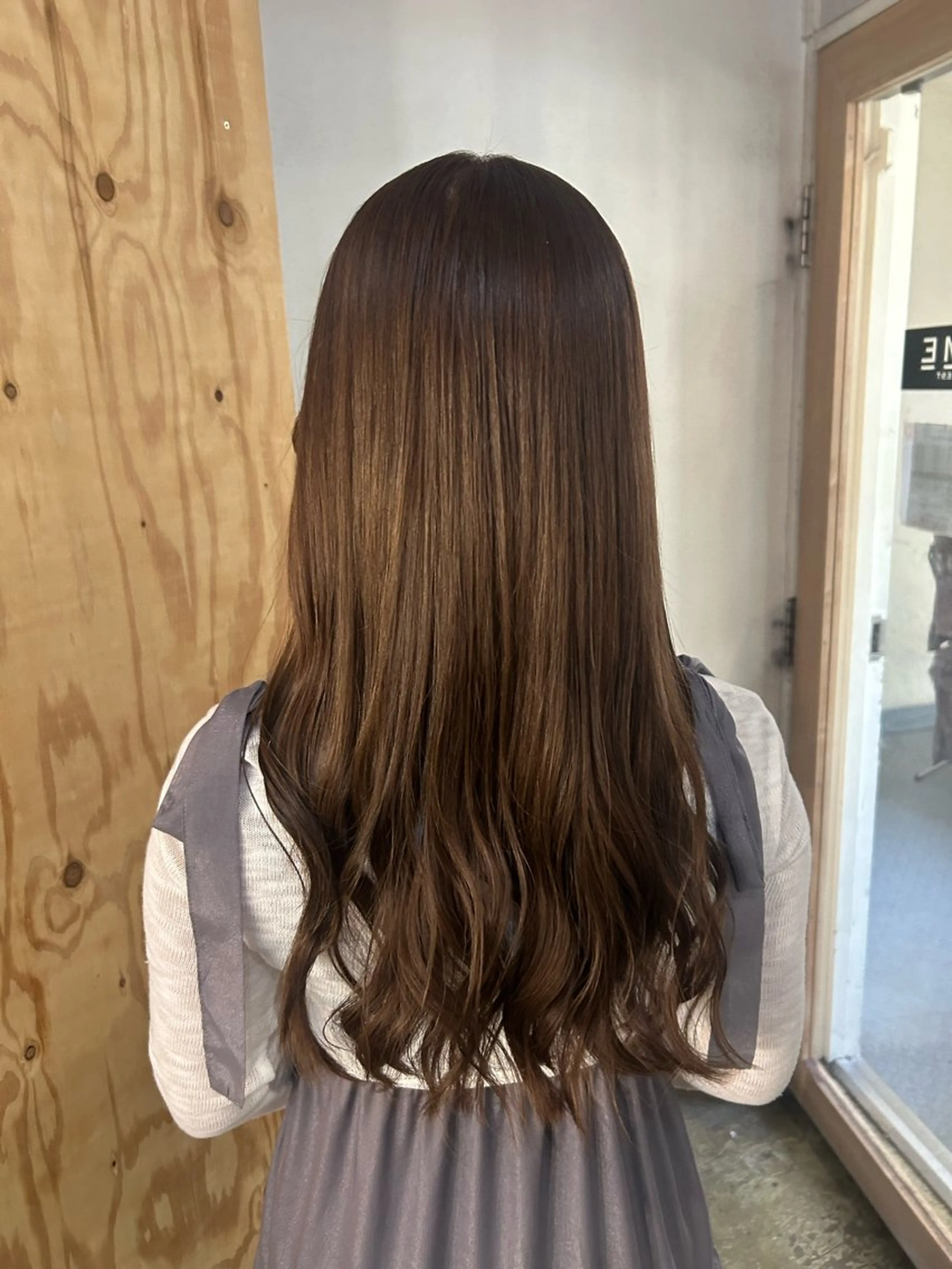 ロング ヘアカラー トリートメント オオニシ オト☁️のヘアスタイル