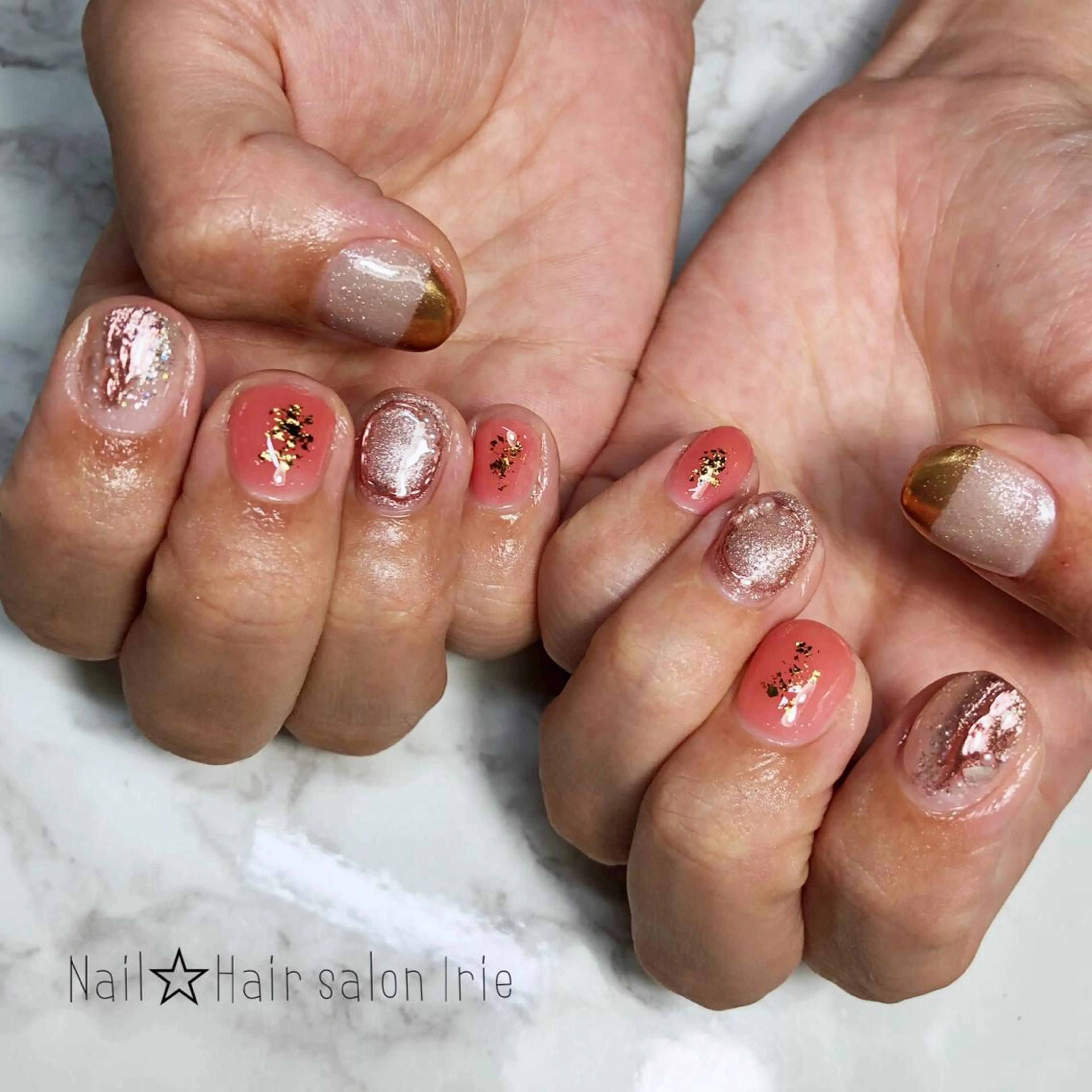 ネイル Hair salon Irie所属・與儀 知佳のネイルデザイン