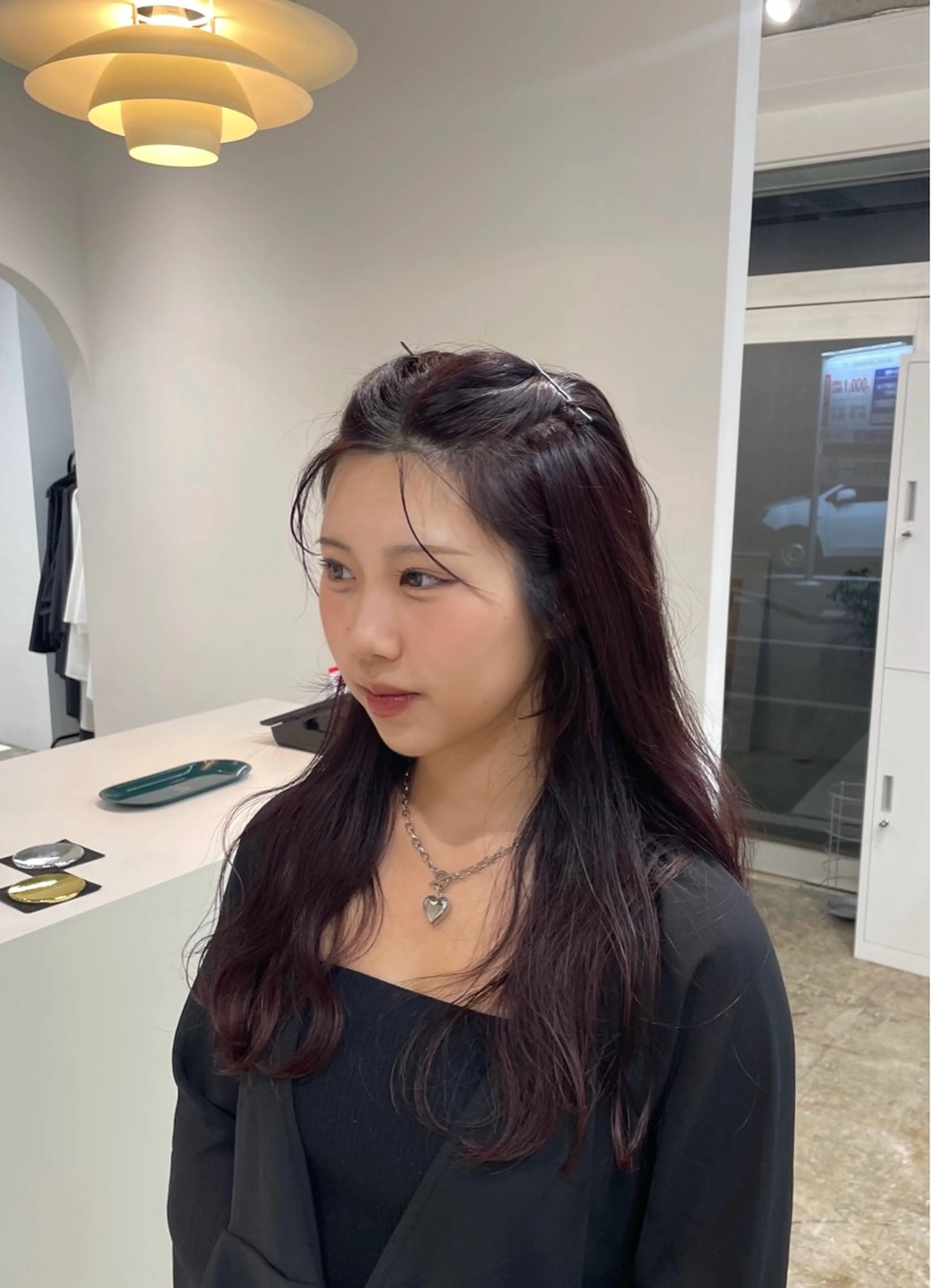 ロング カラー カット ヘアカラー トリートメント H I ＮＡのヘアスタイル