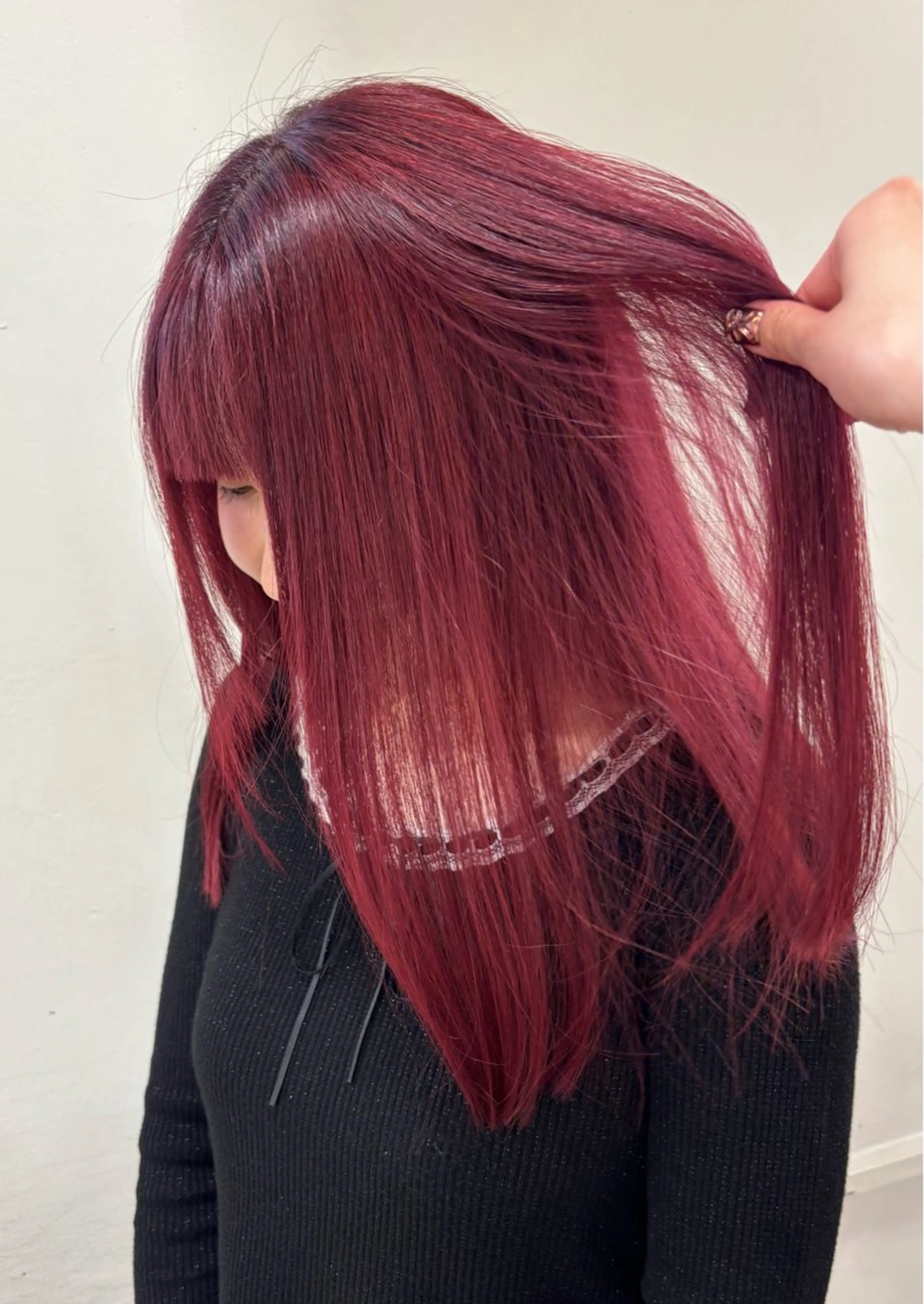 ロング カラー カット ヘアカラー トリートメント ブリーチ/ツヤカラー /SARA 金山のヘアスタイル