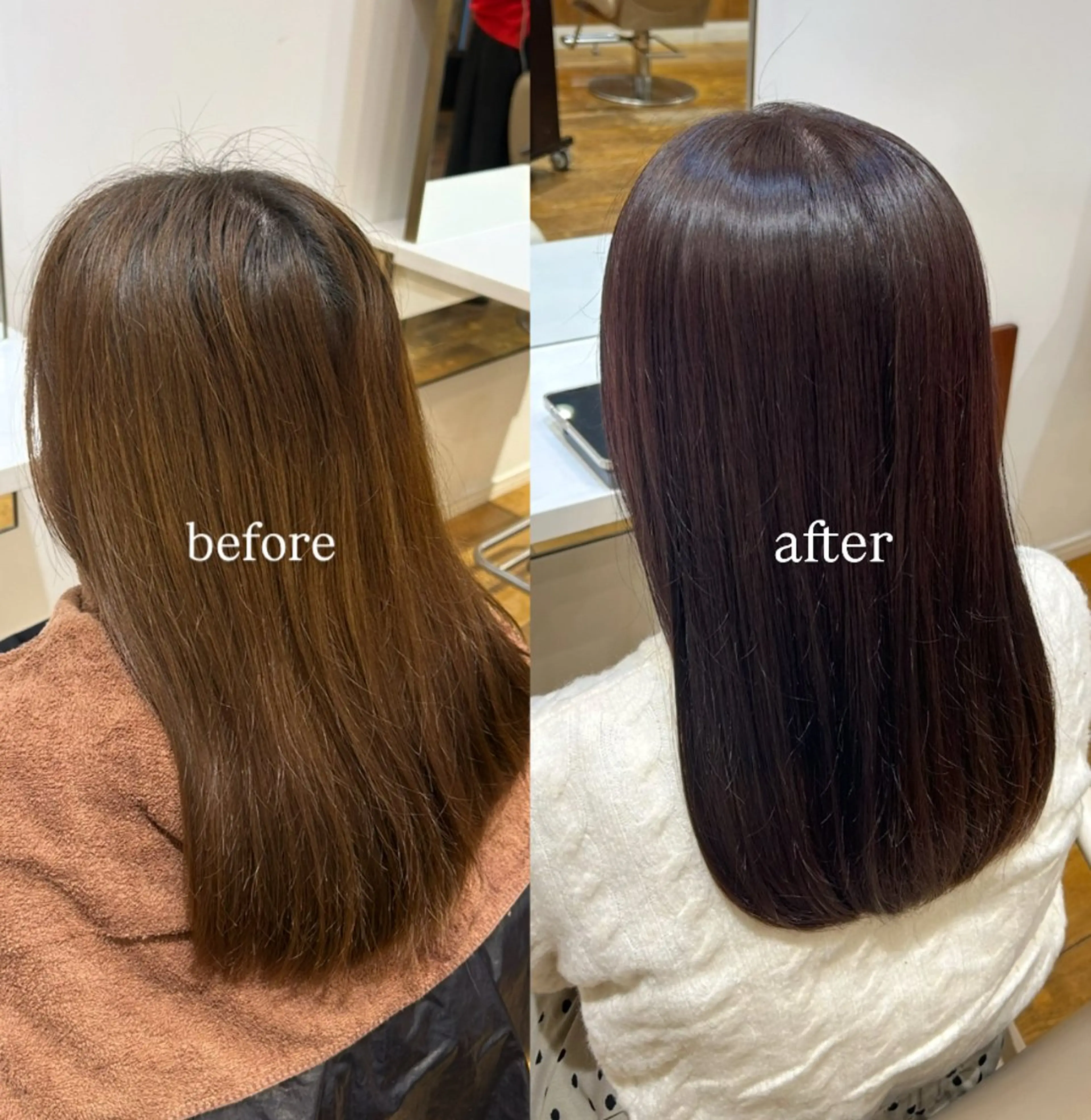 カラー ヘアカラー 根本 琴子のヘアスタイル