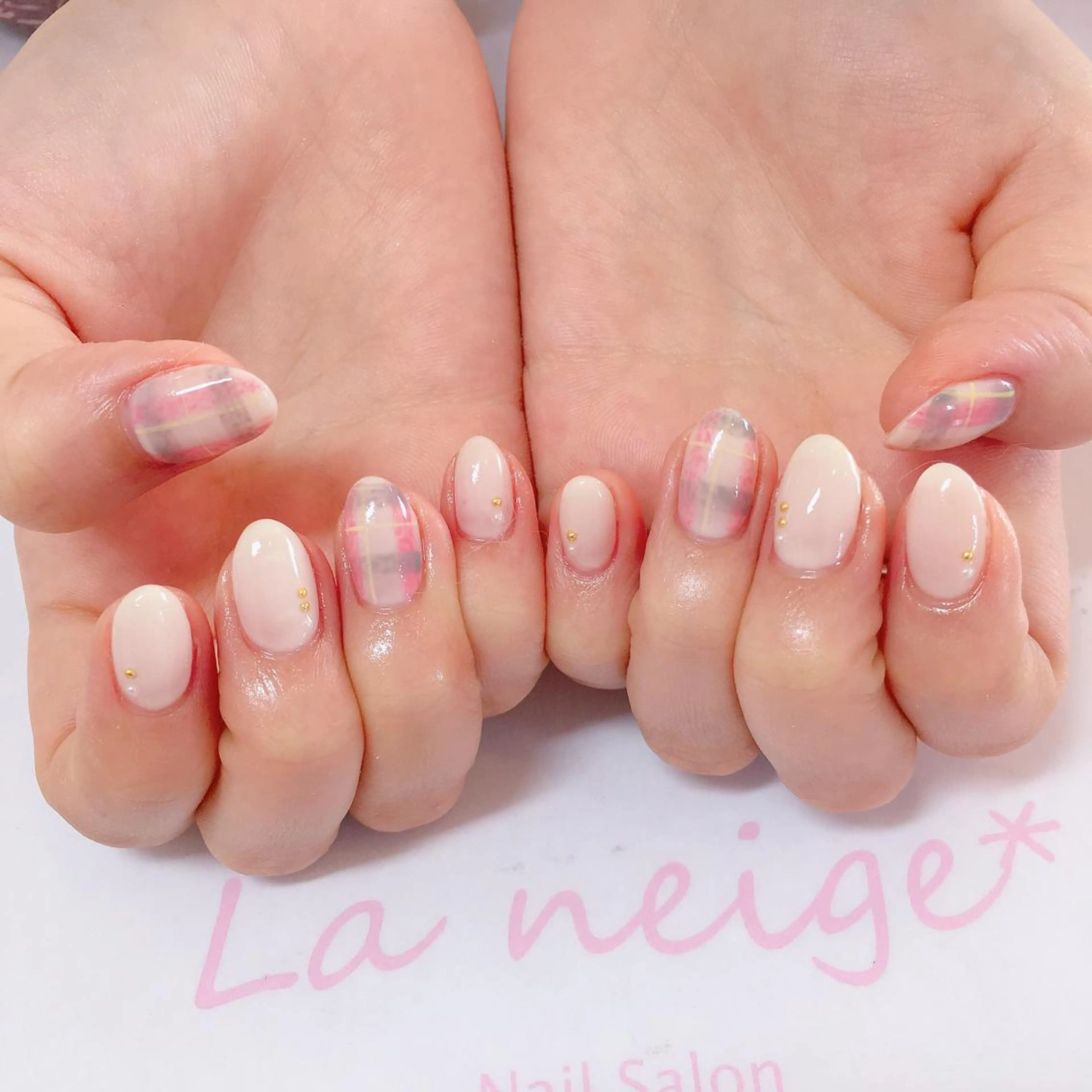 ネイル La neige* yuki 🥯🍑のネイルデザイン