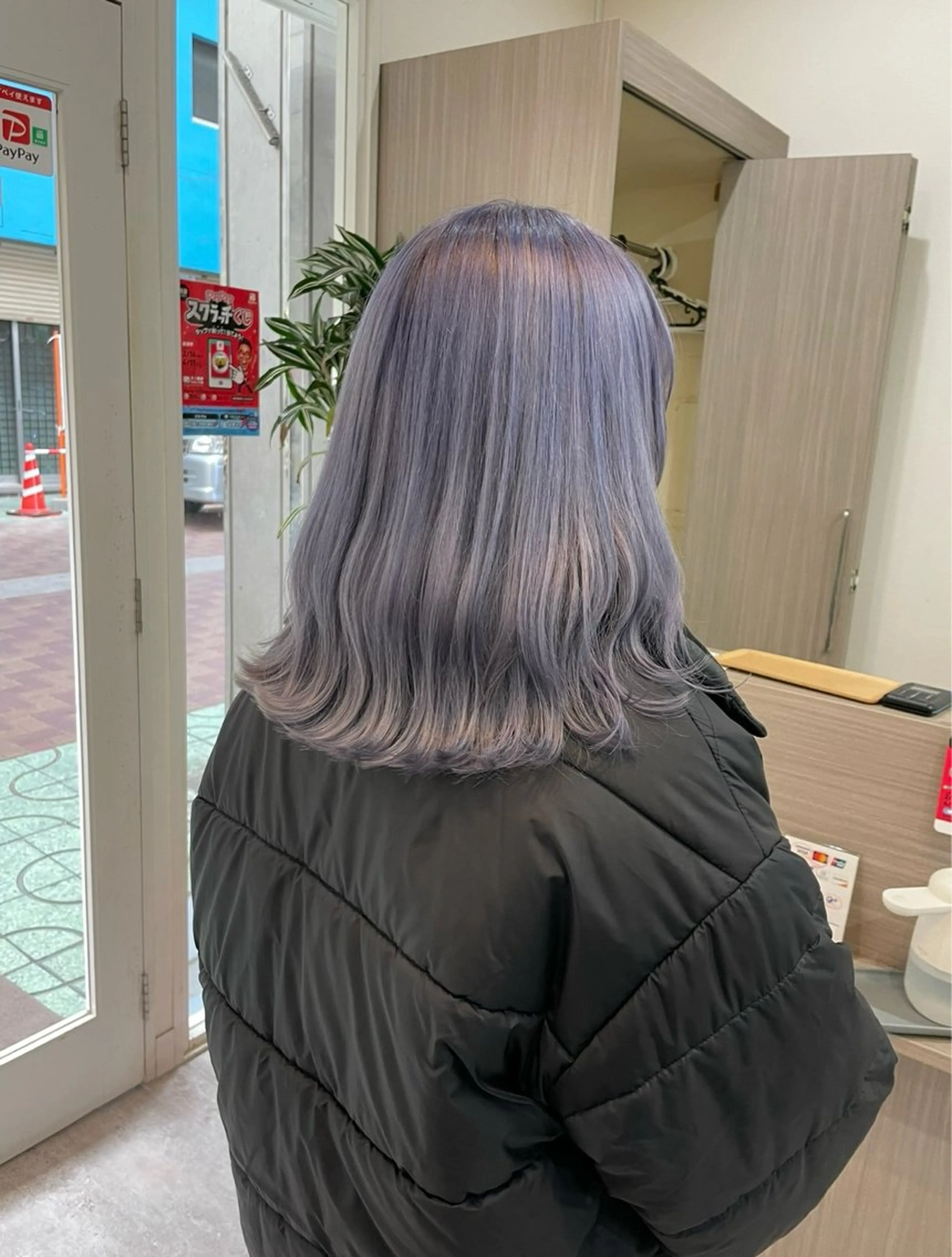 ミディアム カラー カット ヘアカラー SINCE【シンス】所属・Hika.ハイトーン 髪質改善🩵ᩚ🫧のヘアスタイル