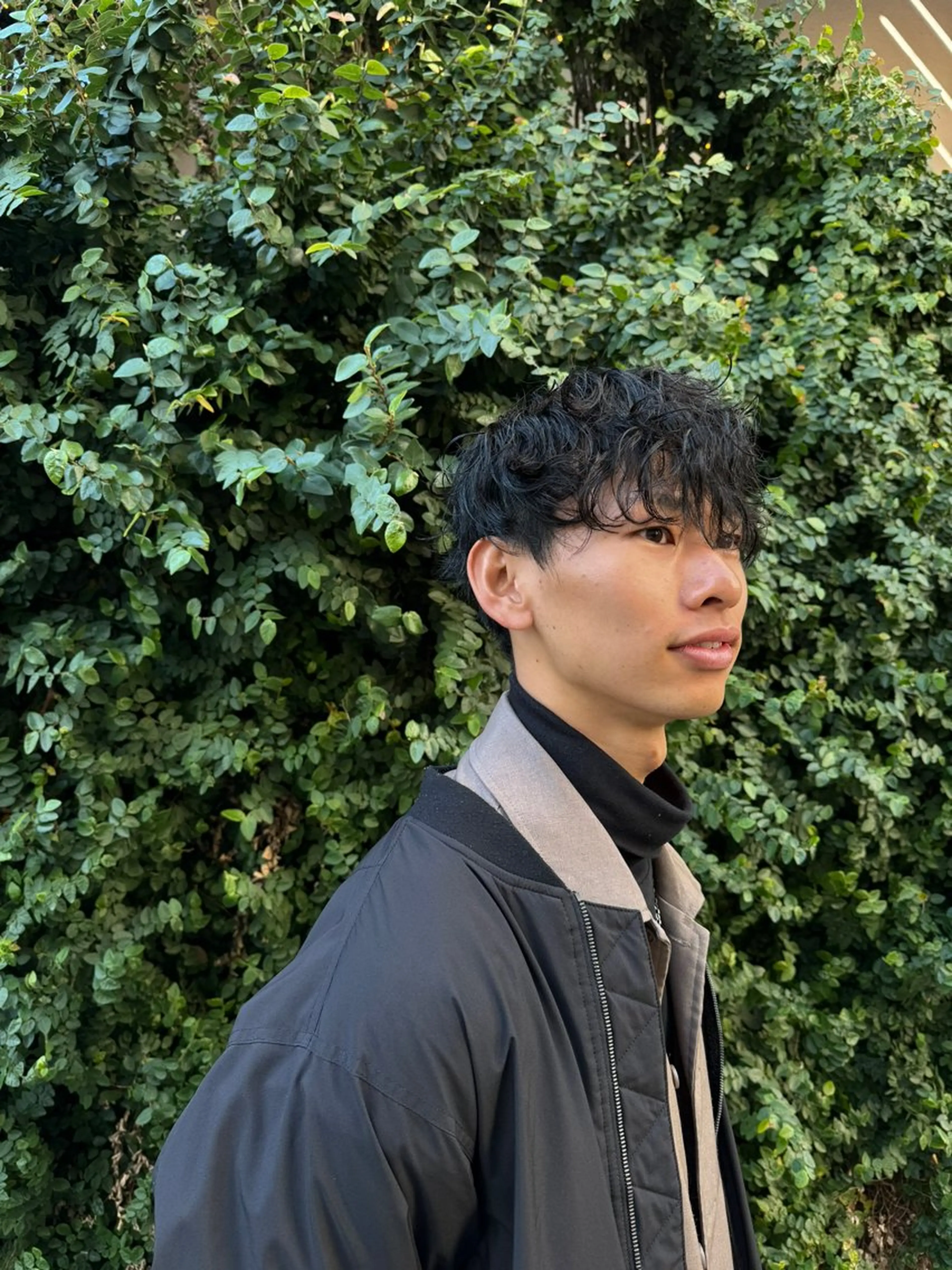 ショート パーマ メンズ メンズパーマ ツイストスパイラルパーマ くせ毛 スパイラルパーマ スキンフェード/パー マ/須田陸斗のヘアスタイル