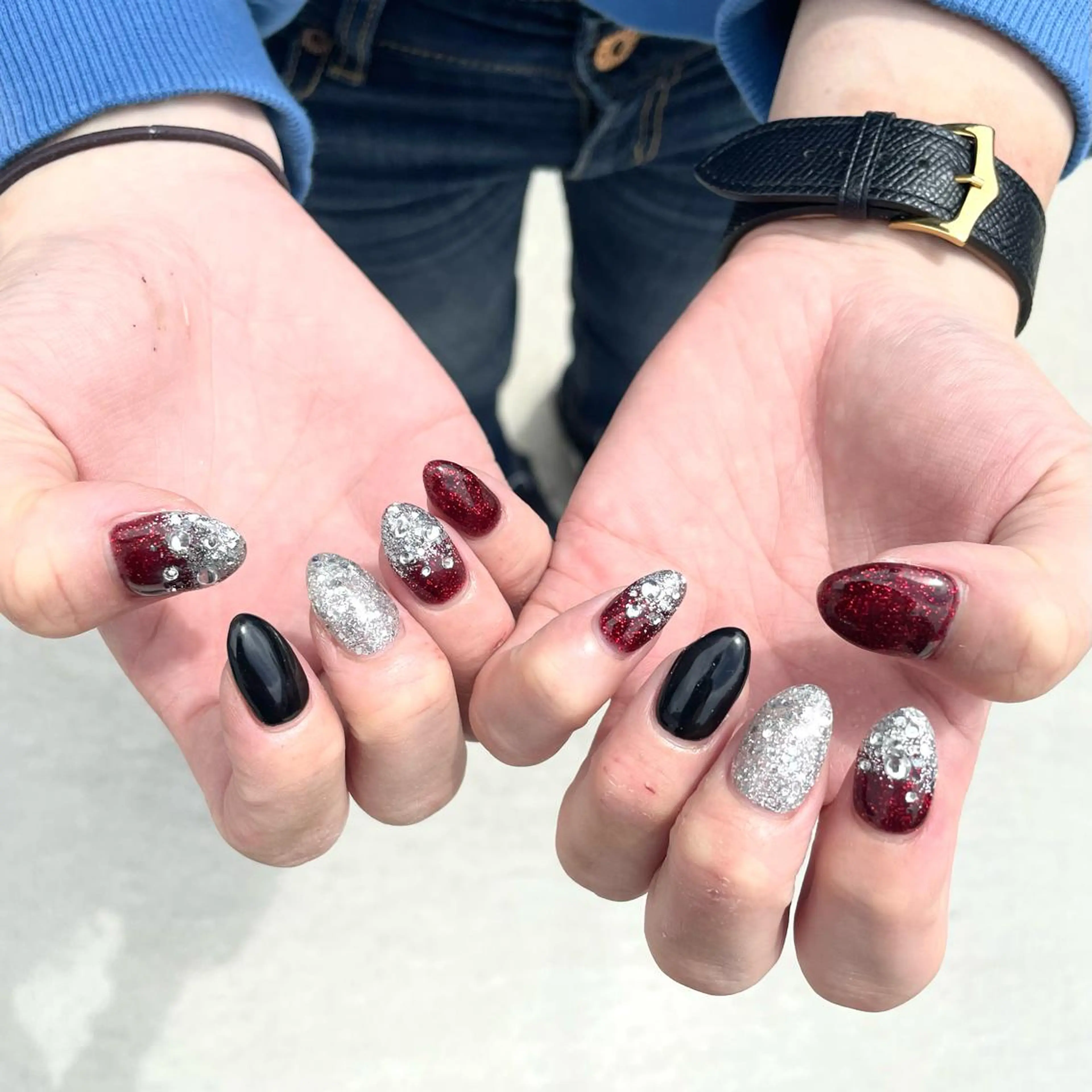 ネイル ハンドネイル Sea  nail by emaのネイルデザイン