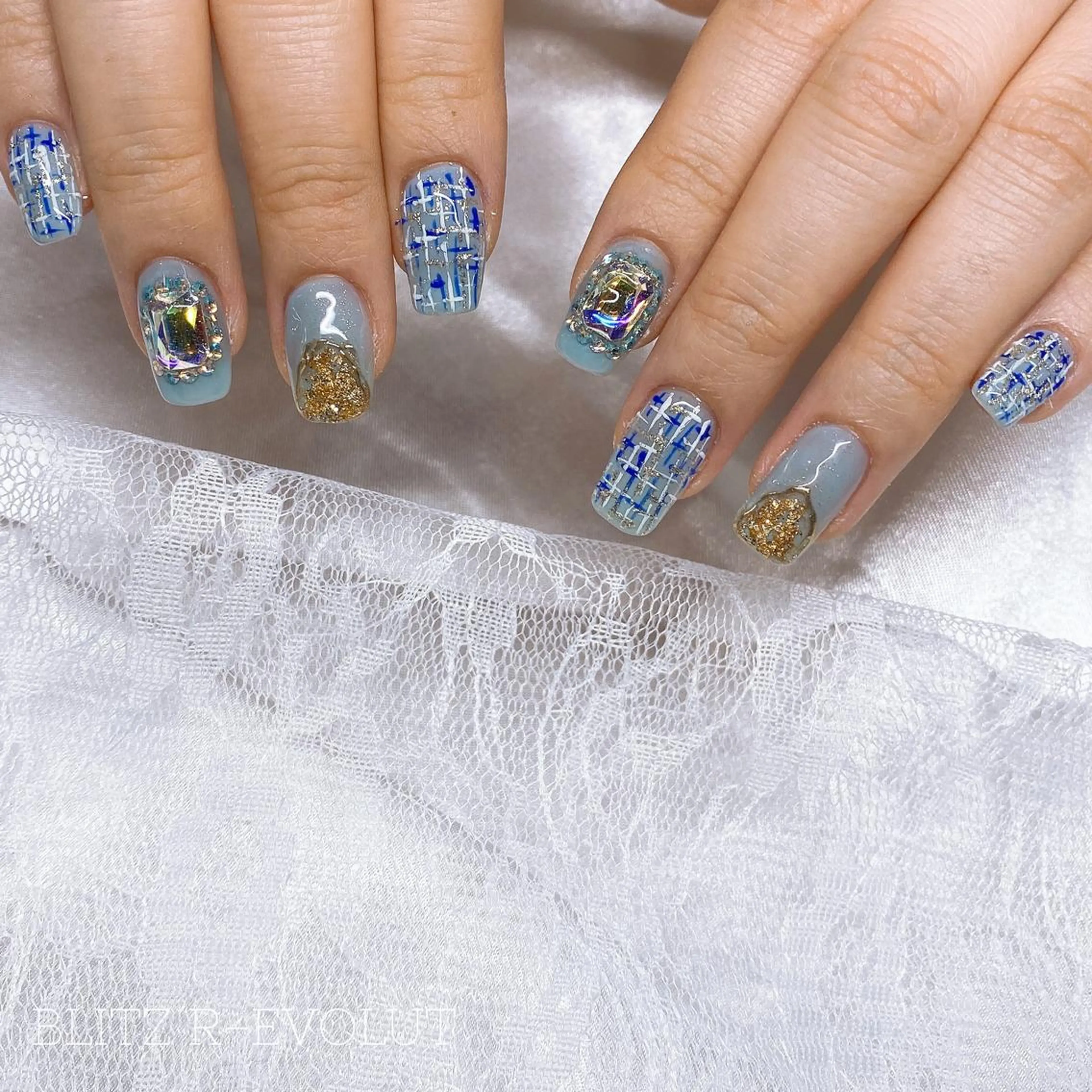 ネイル ハンドネイル ☁️BLITZ 🎀笠原雪音🎀のネイルデザイン