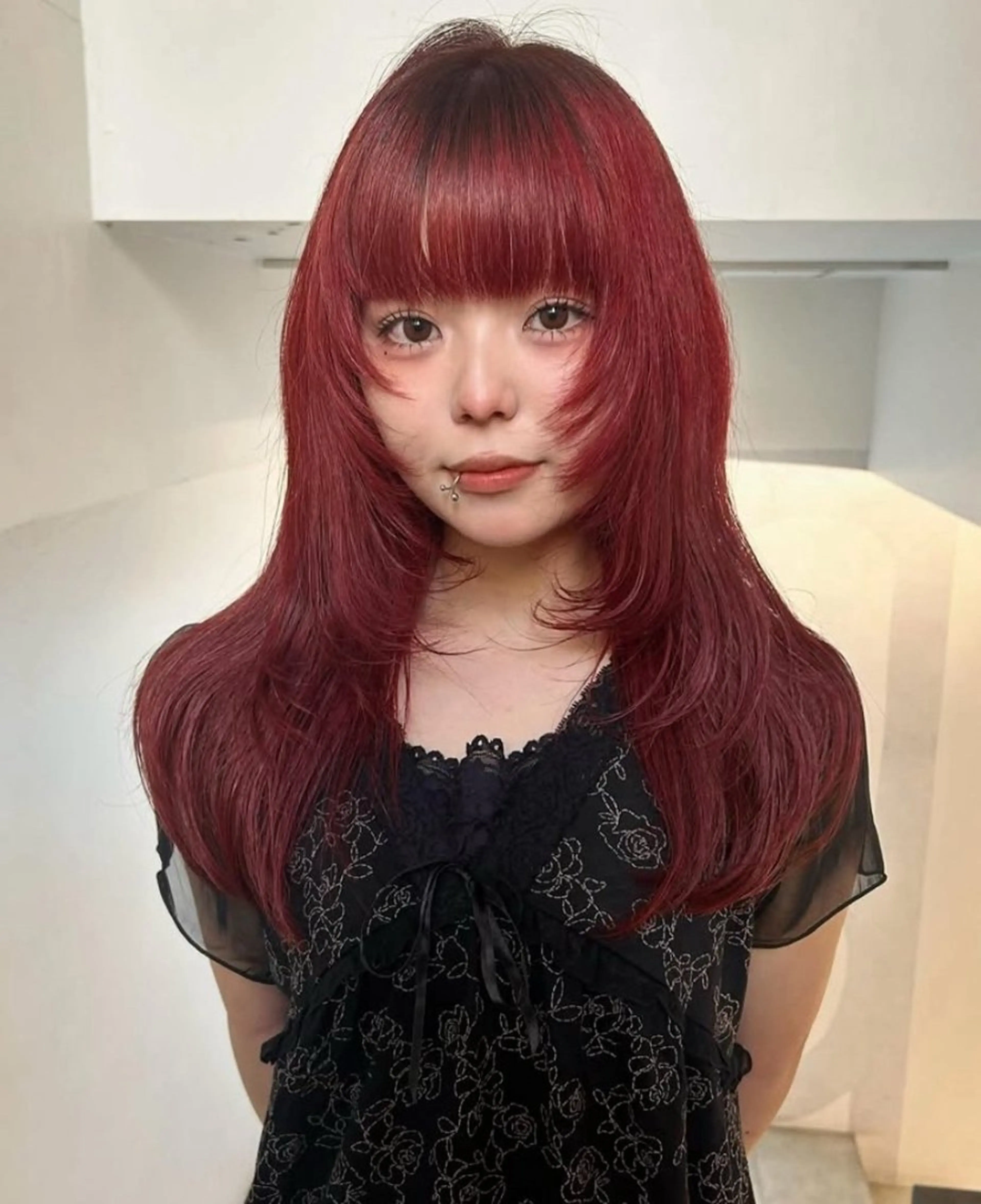 ロング カラー ヘアカラー ⭐️SORA⭐️ nail★colorのネイルデザイン