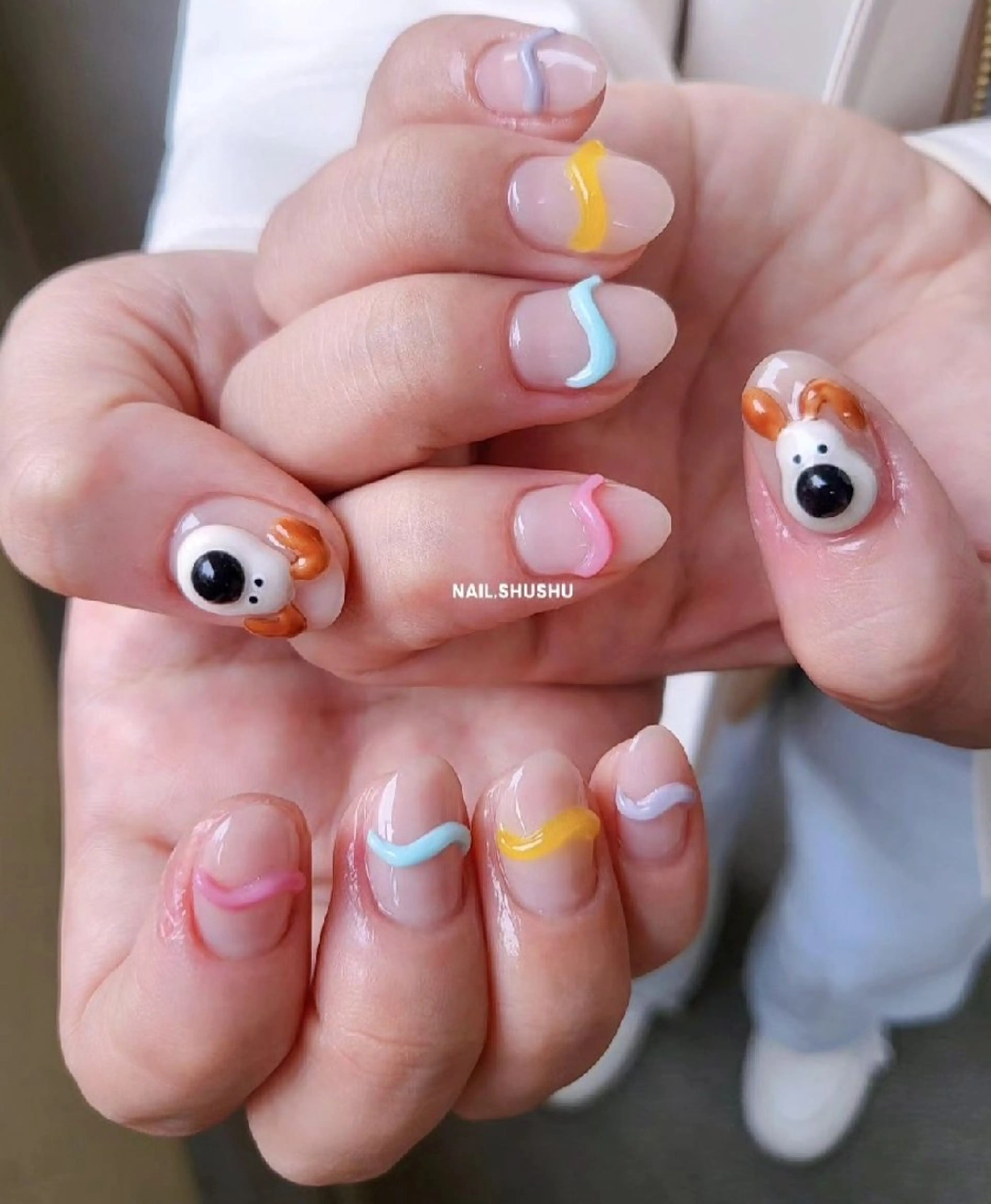ネイル 3dパーツ/流行り 👧shushu❤️のネイルデザイン