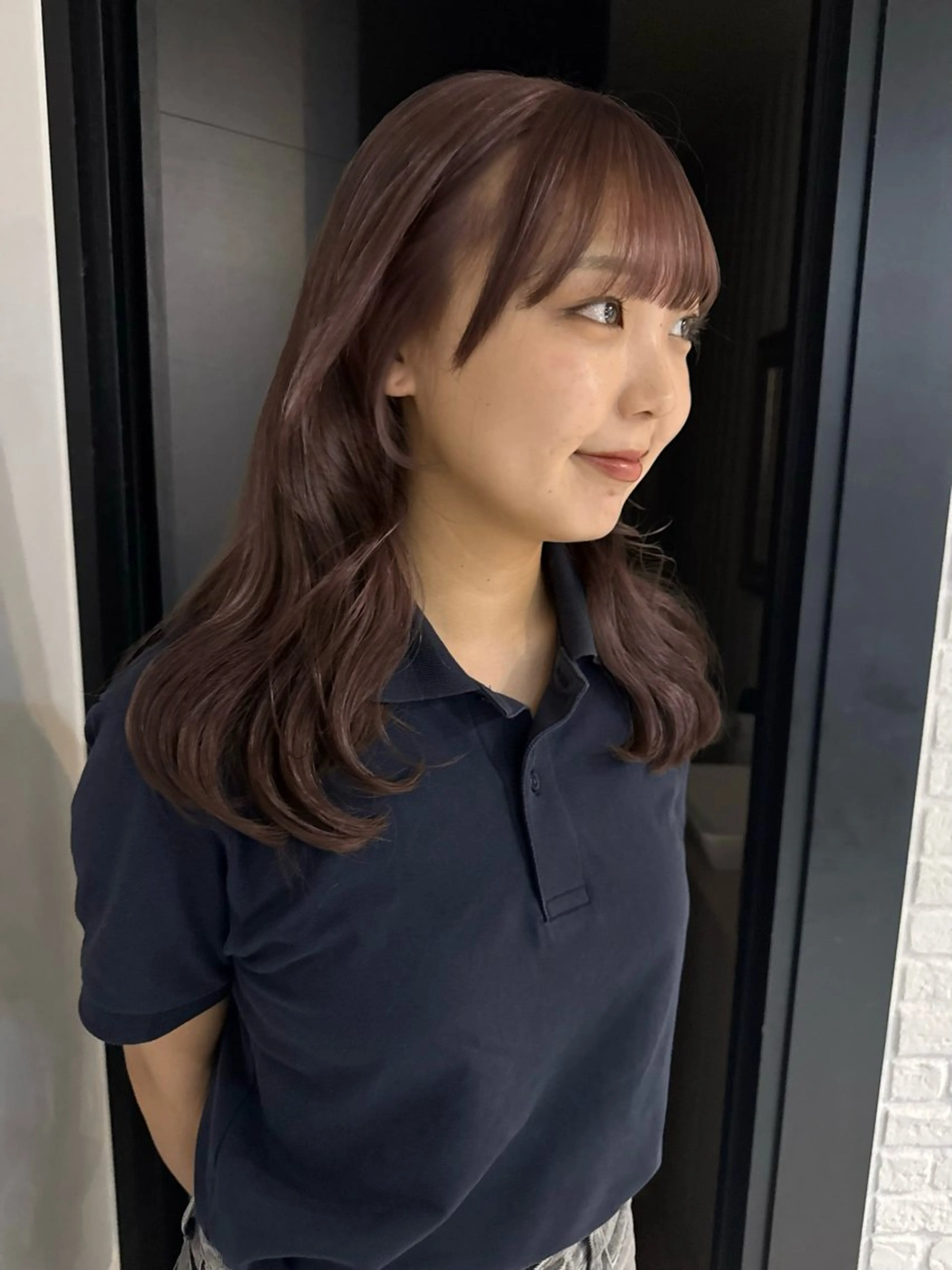 ロング カット ヘアカラー トリートメント Juri /暖色カラーのヘアスタイル