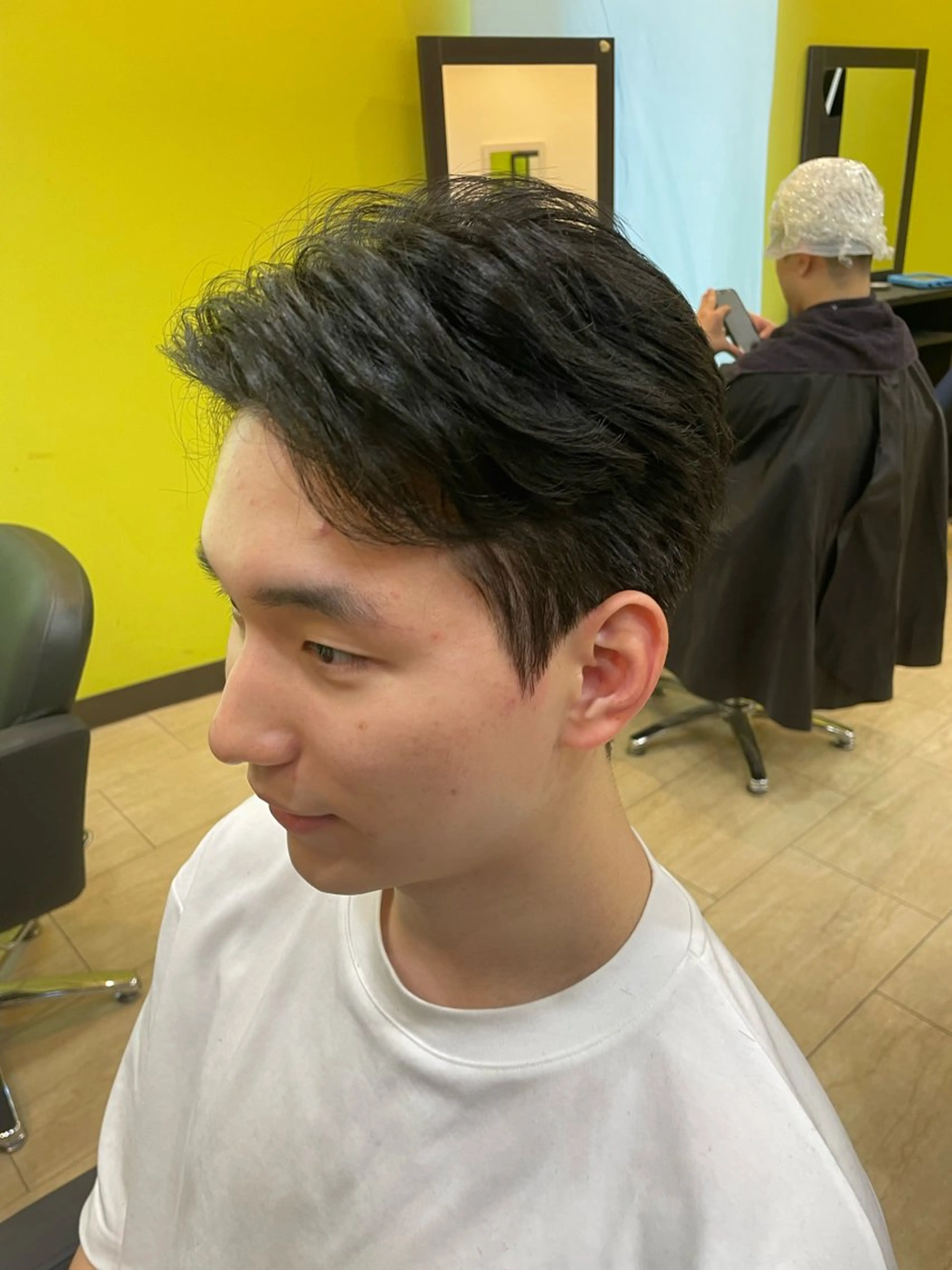 ショート カット パーマ 奥野碧🌈艶髪 /ダメージレスカラーのヘアスタイル