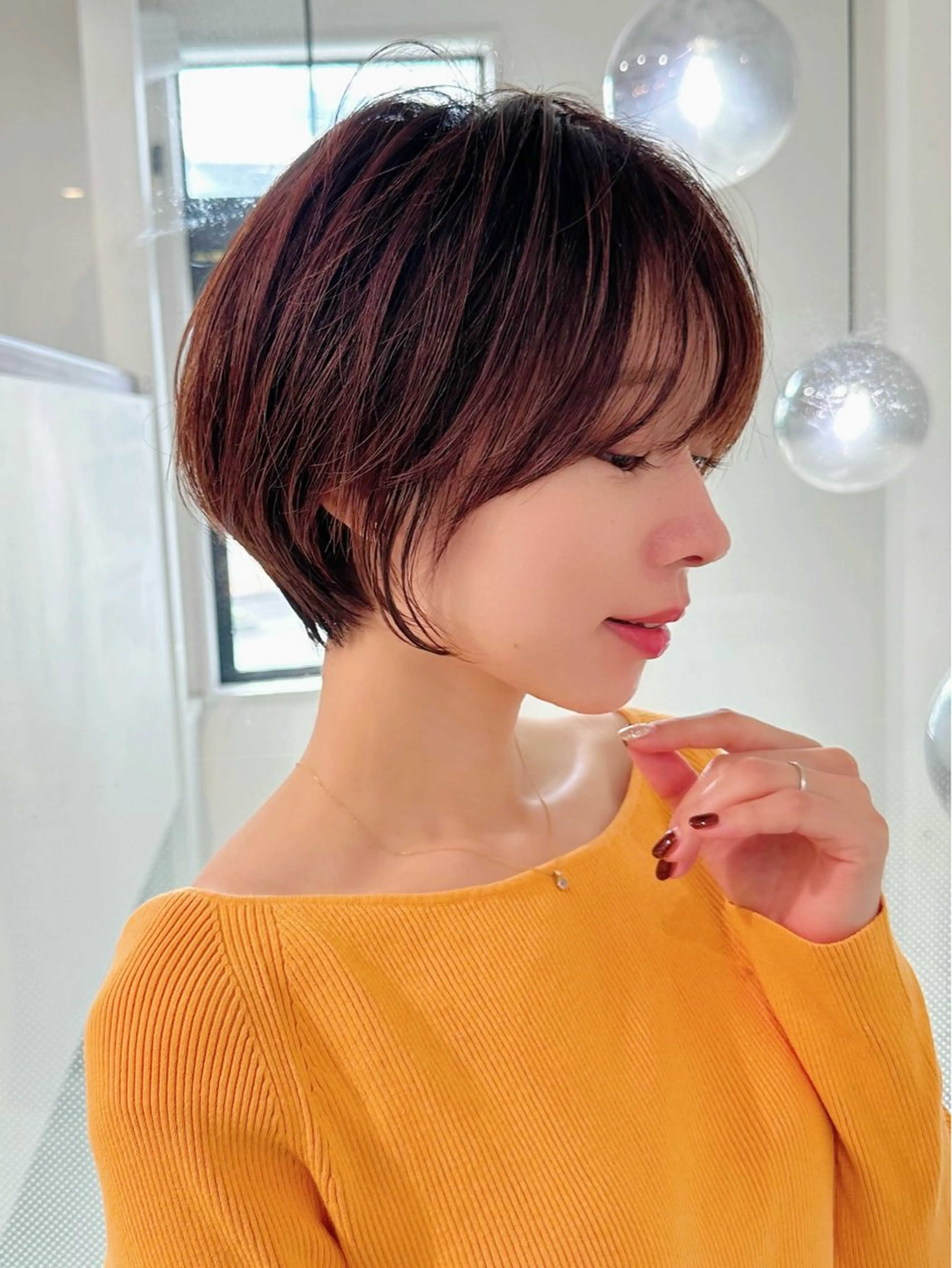 ショート カット ヘアカラー トリートメント ヘッドスパ taiga ショート /レイヤー/矯正🌈のヘアスタイル