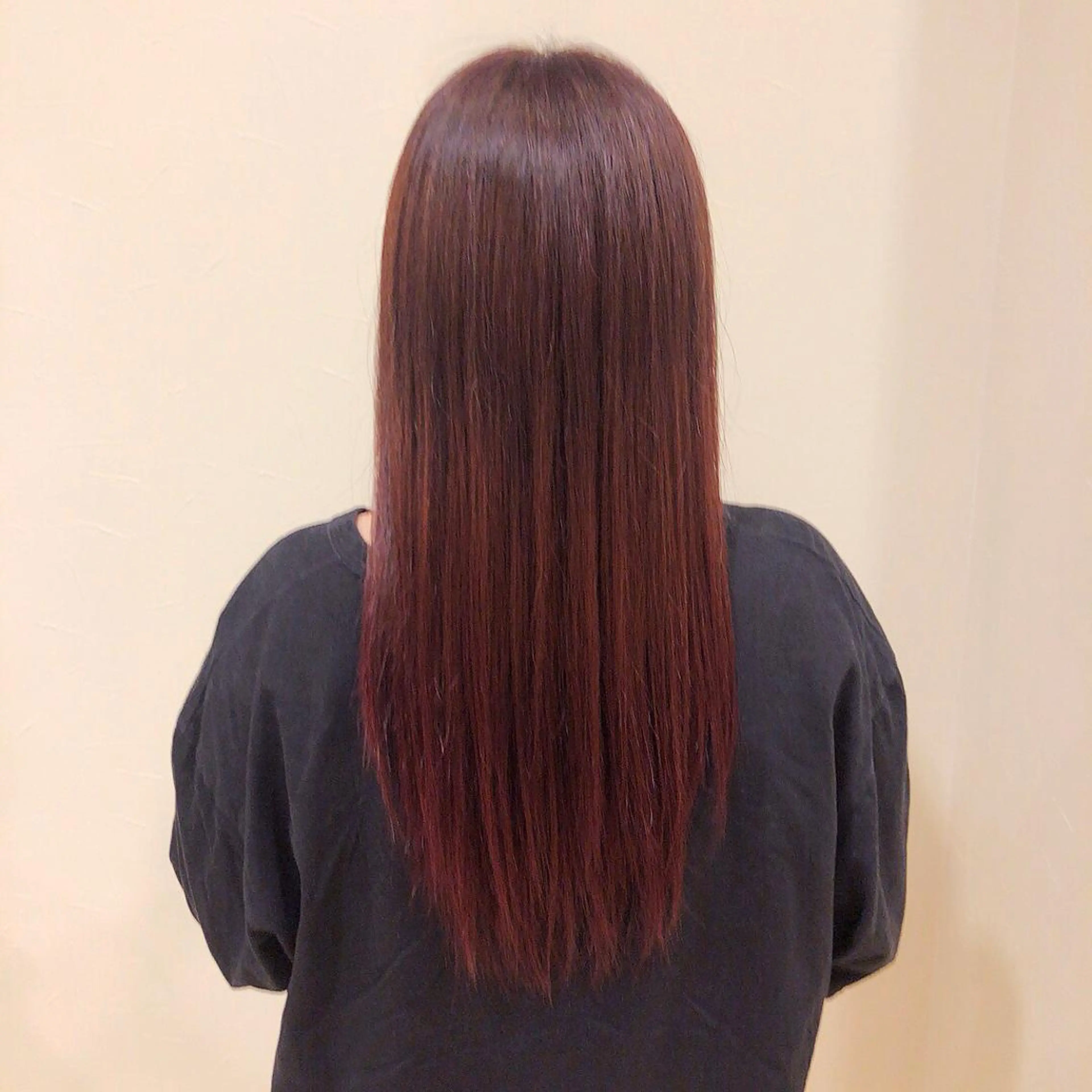 ロング カラー ブリーチ グラデーションカラー ブリーチなしカラー ロング 森 邑奈のヘアスタイル