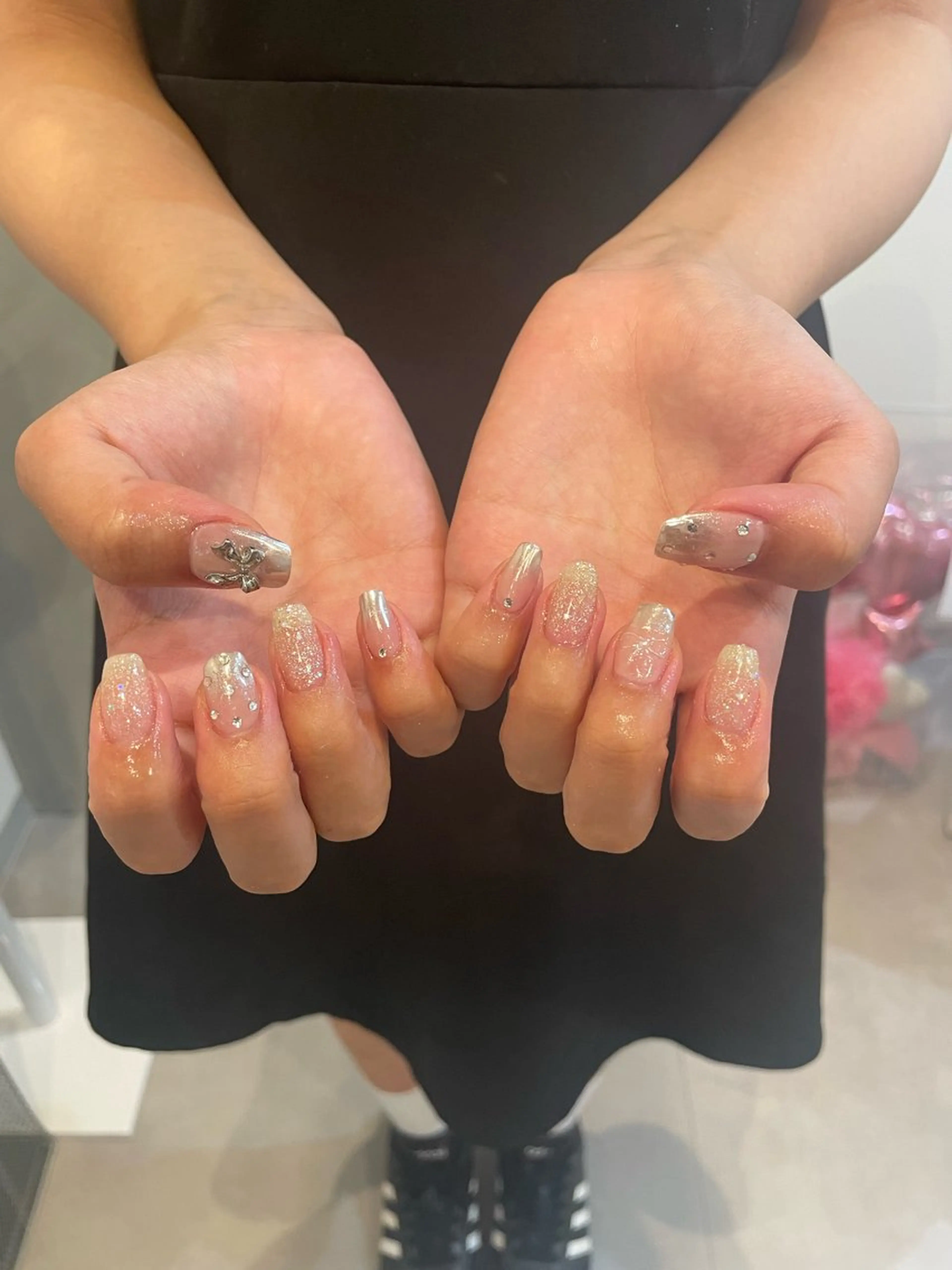 ネイル 束感まつ毛/ネイル/ LED♥KIRARAのマツエク・マツパデザイン