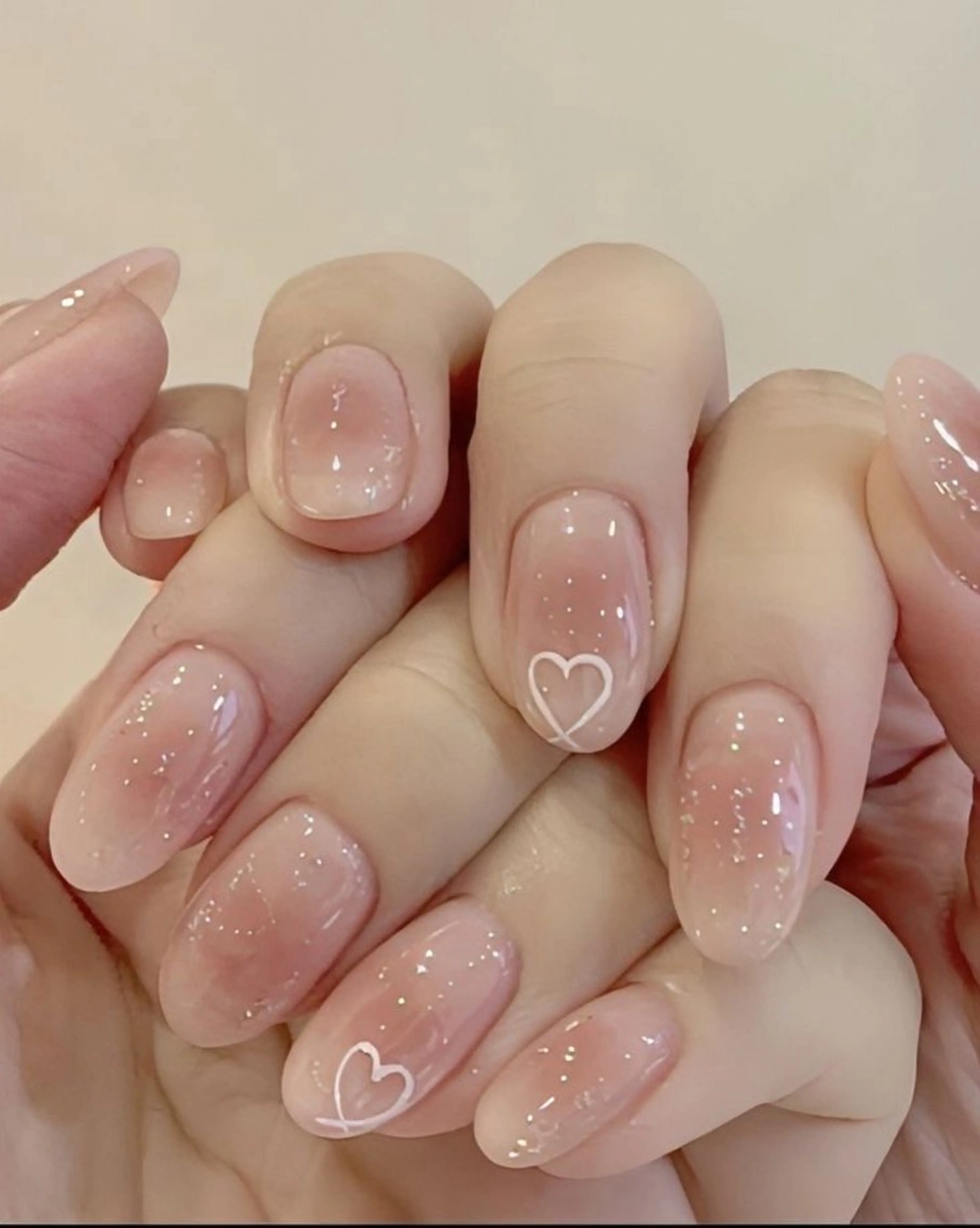 ネイル フレンチネイル 持ち込み スカルプネイル ワンホンネイル ハンドネイル 波 なみのネイルデザイン