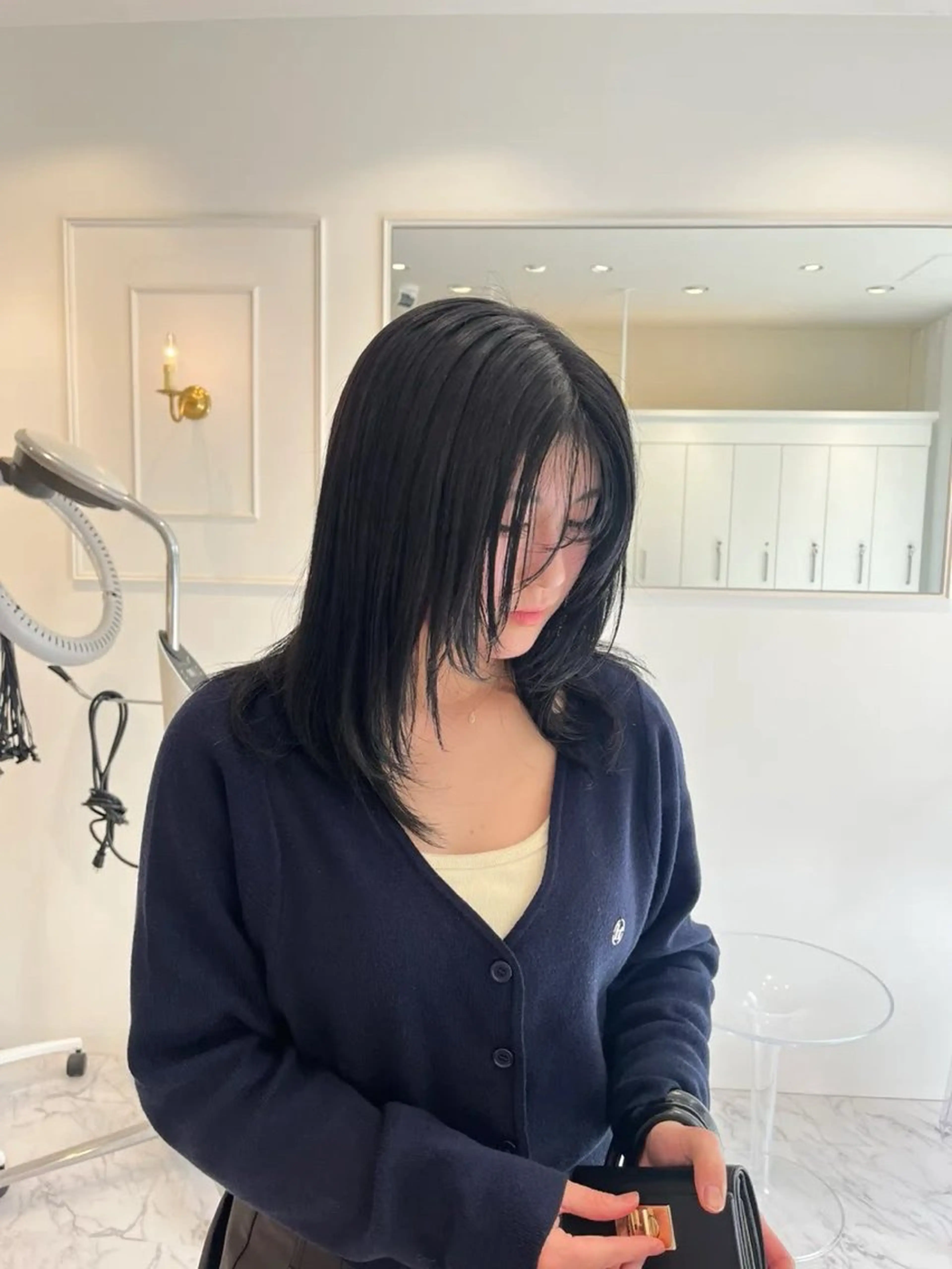 ミディアム カット ヘアカラー ParveMix /石田 佳澄🩶のヘアスタイル