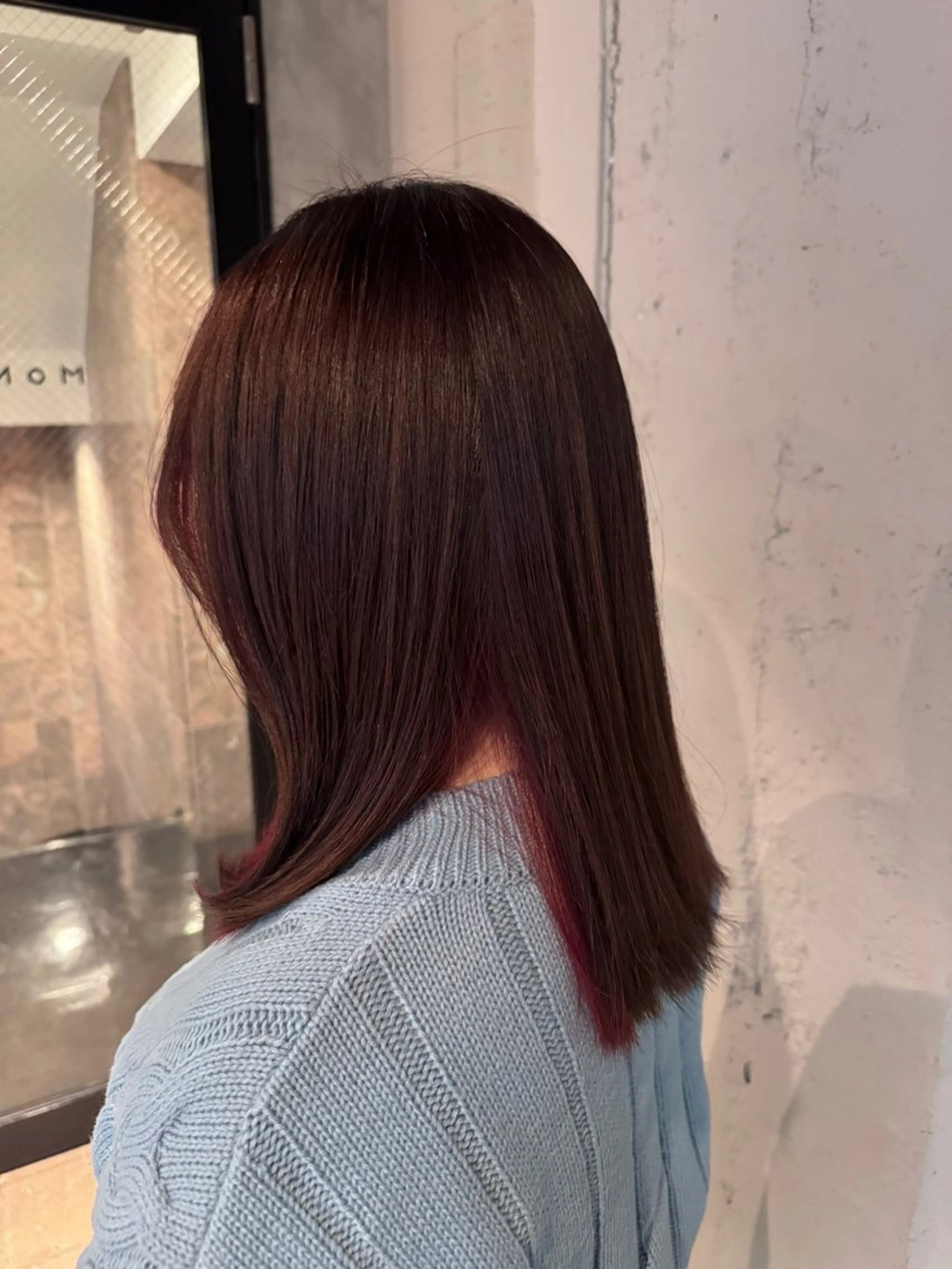 セミロング カラー ヘアカラー トリートメント 艶髪/髪質改善/ MONSO山本のヘアスタイル