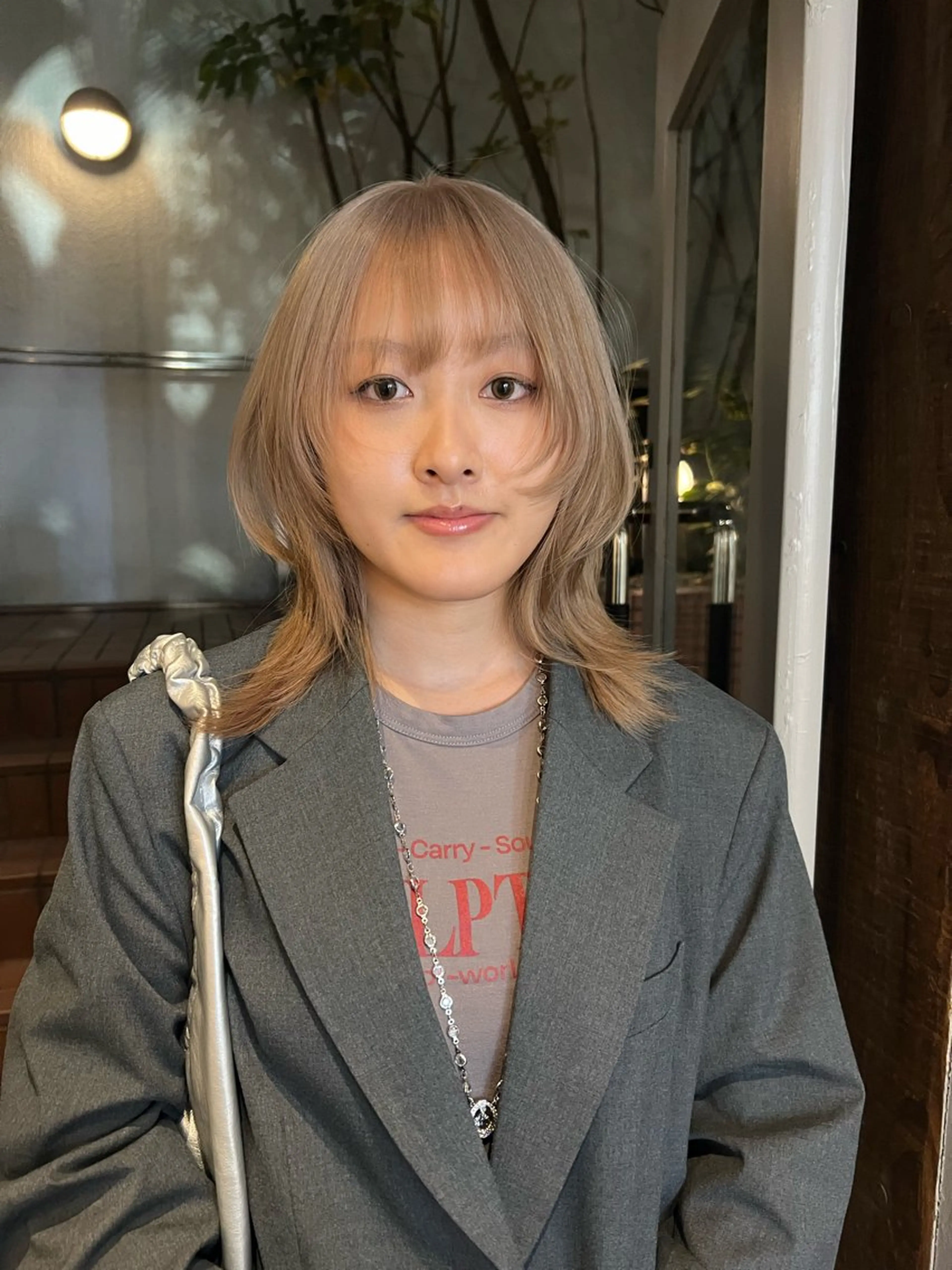 ロング カラー カット ヘアカラー haco＋所属・圧倒的デザイン力 店長🎨RENAのヘアスタイル