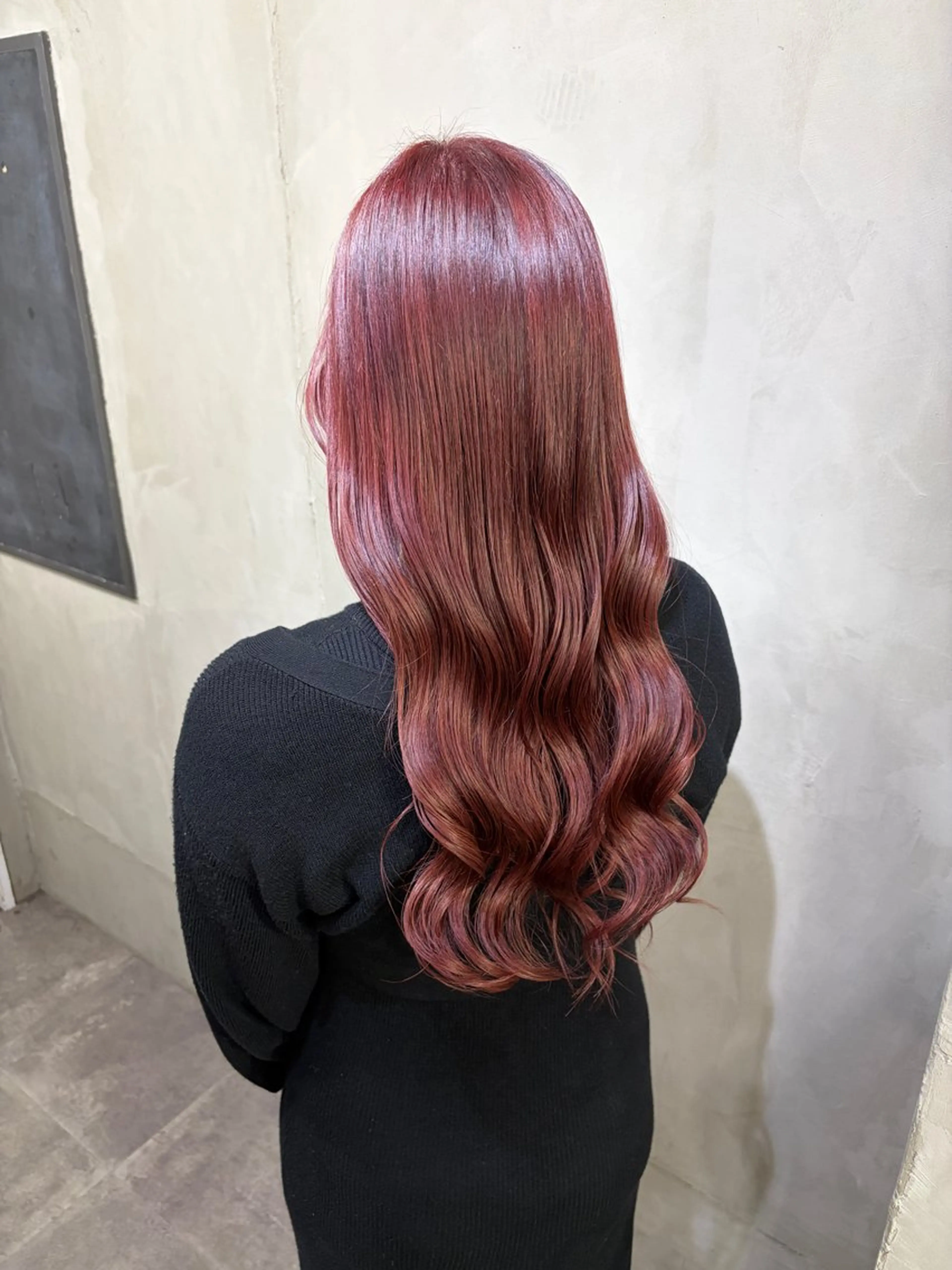 ブリーチなしwカラーの写真