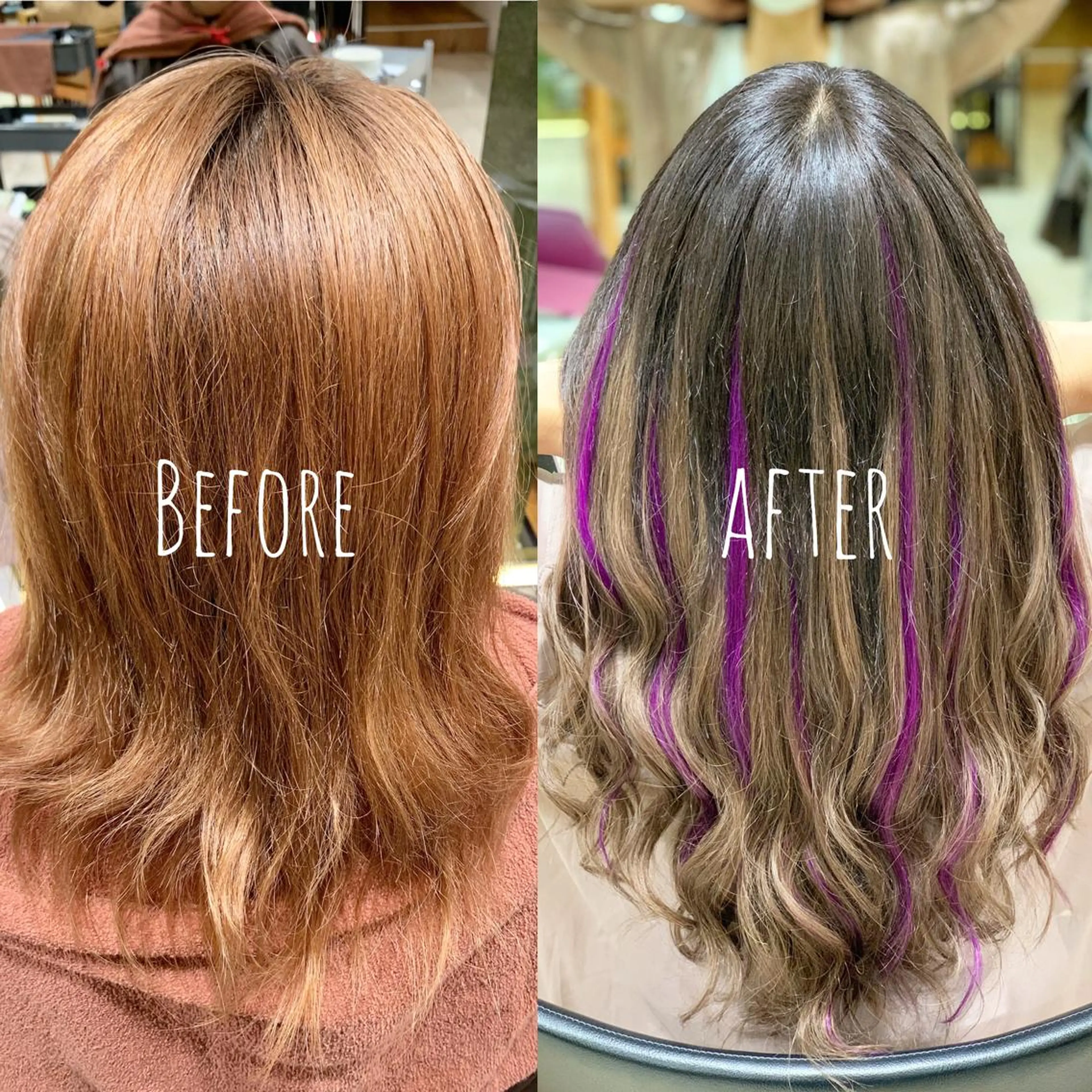 ロング シールエクステ エクステ カット ヘアカラー エクステ ReHyd BEAUTÉ salon&store 心斎橋店所属・❤️MASAKO❤️ 🌸🩷エクステ🩷のヘアスタイル