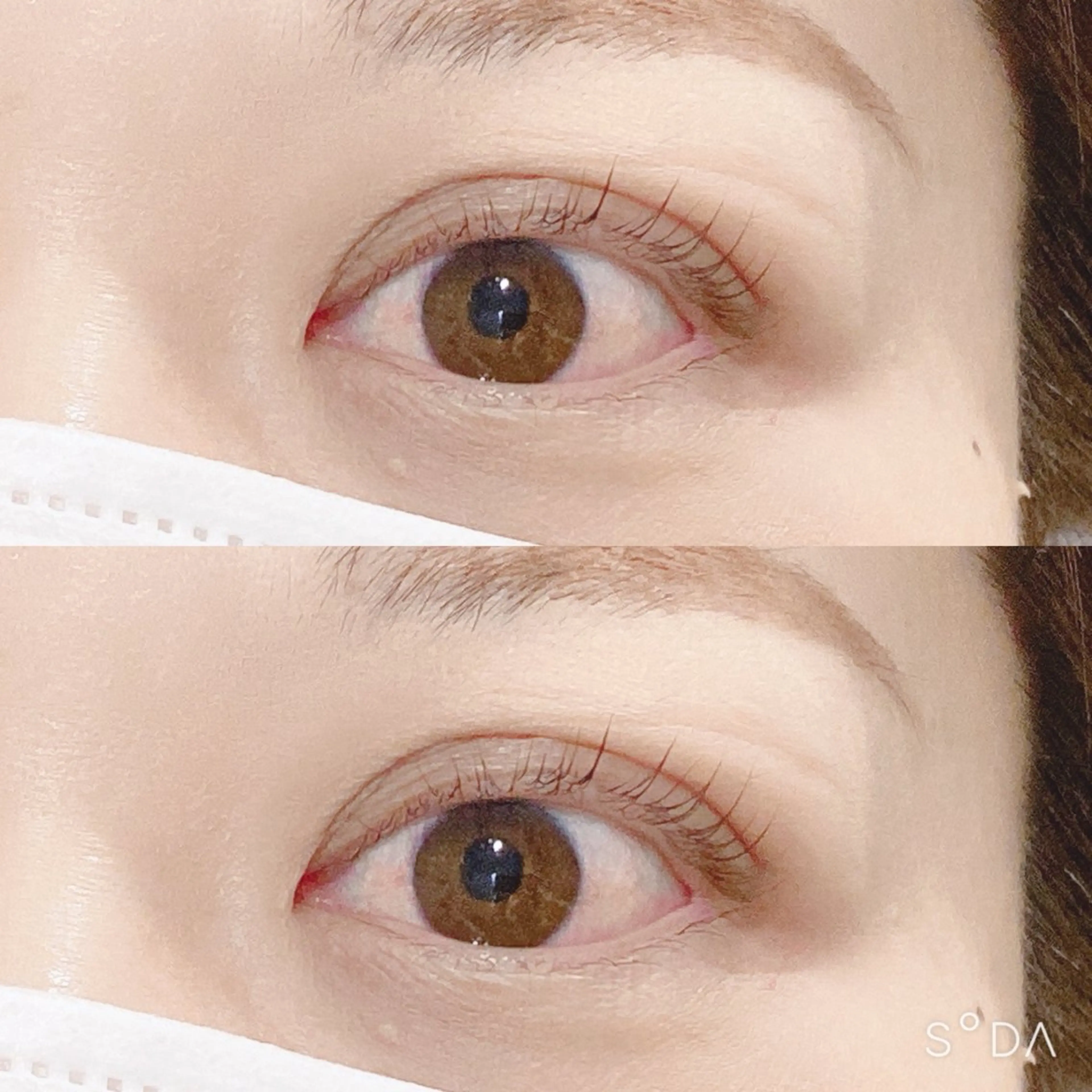 マツエク・マツパ パリジェンヌラッシュリフト 尾中 真菜のマツエク・マツパデザイン