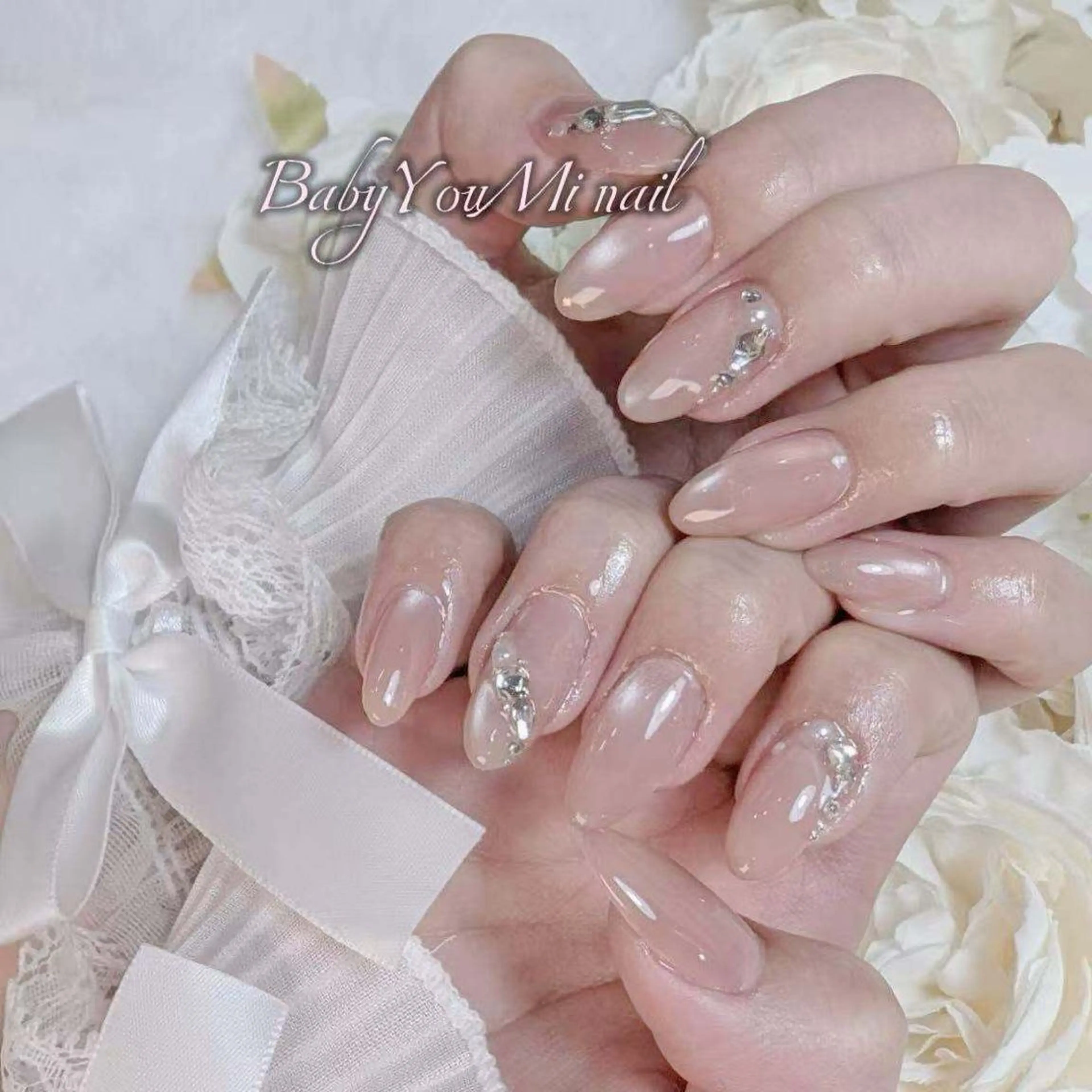 ネイル オーロラネイル フラワーネイル フットネイル フレンチネイル ジェルネイル ハンドネイル 相沢 さやかのネイルデザイン