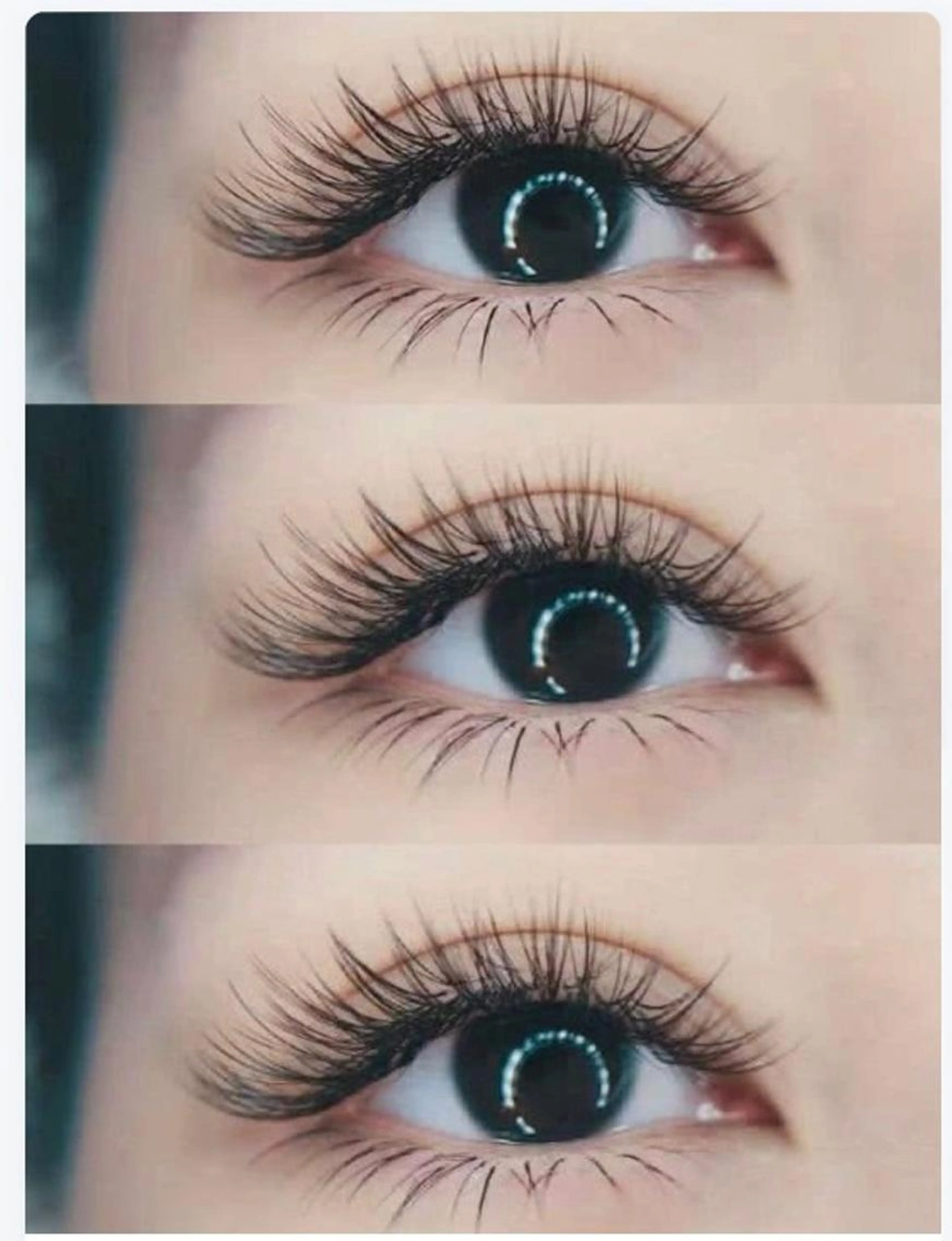 3D、4Dボリュームラッシュ360本~480本(120束) 新規様初回はオフ無料、二回目からオフ➕500円になりますの写真