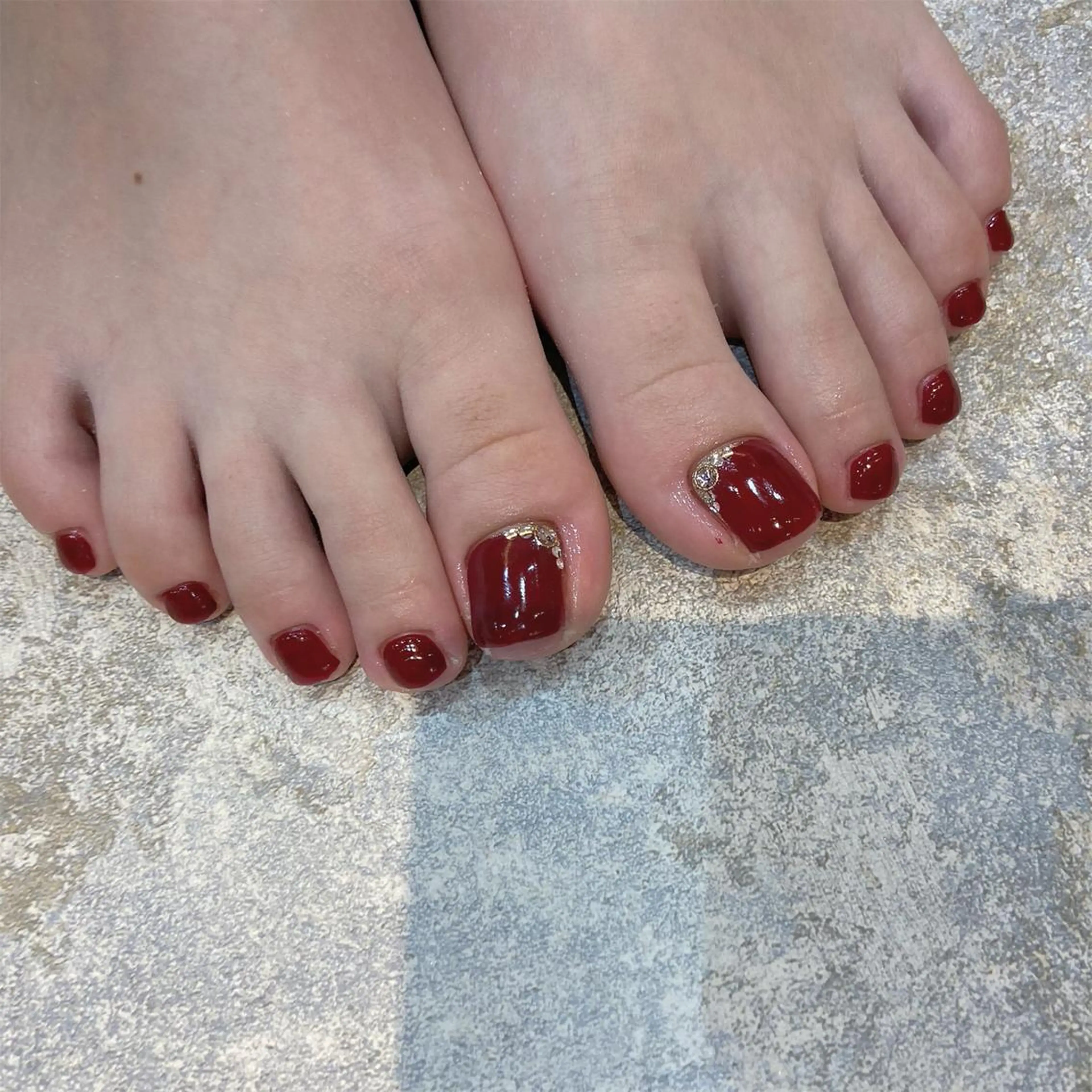 ネイル フットネイル 𝕄𝕚𝕪𝕦🤍 自由が丘⌇パラジェルのネイルデザイン