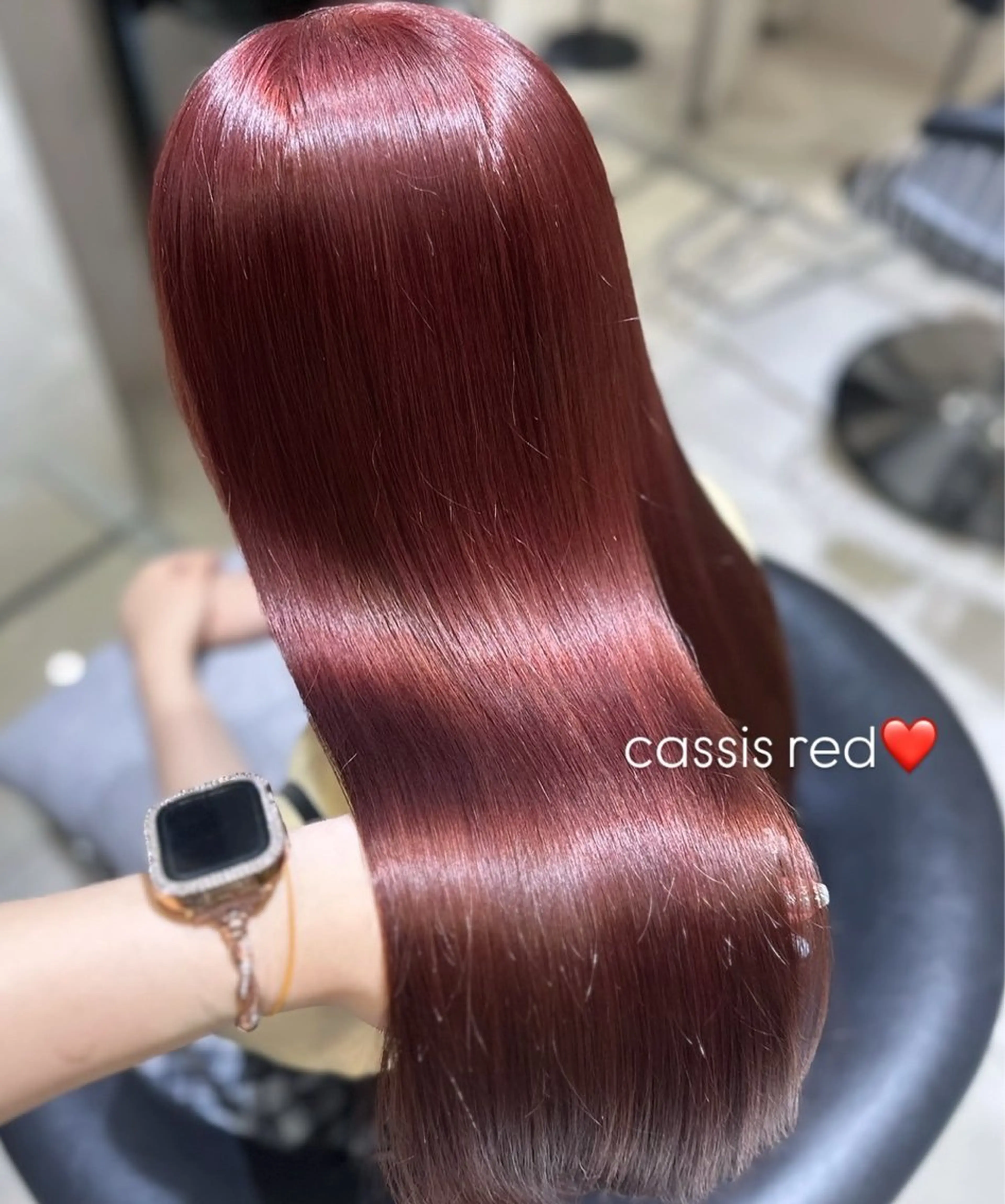 ロング ハイトーン/ミルク ティー🤍reinaのヘアスタイル