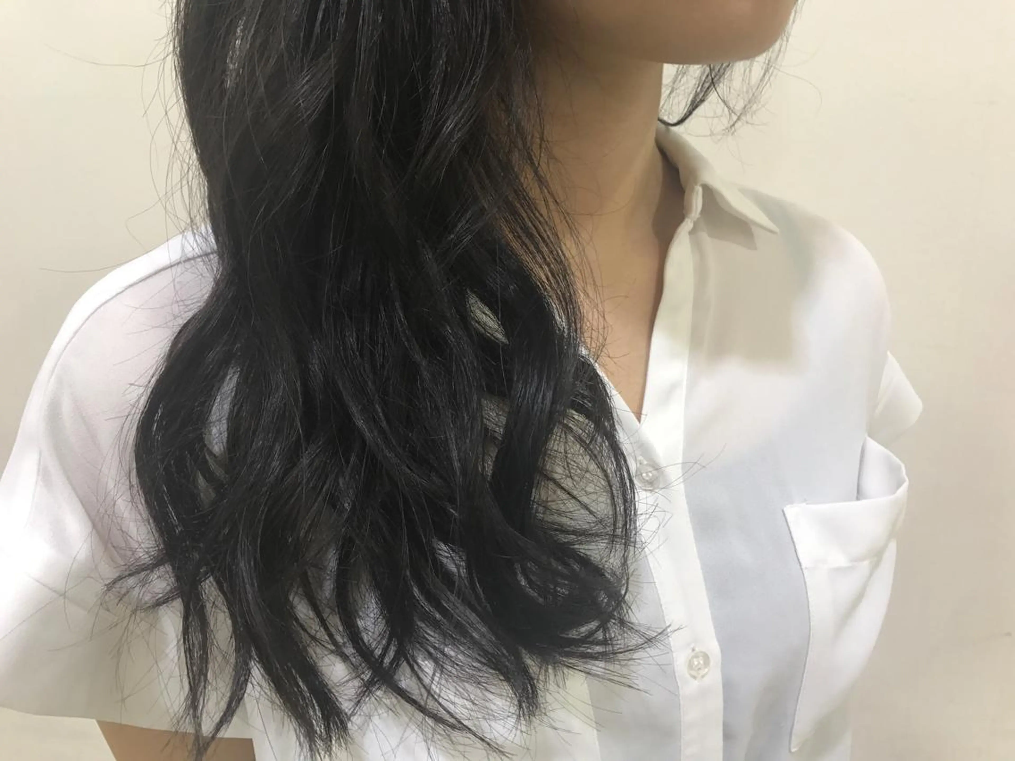 ロング カラー アッシュ ダークグレー 💎✨️NoVal by siestaのヘアスタイル