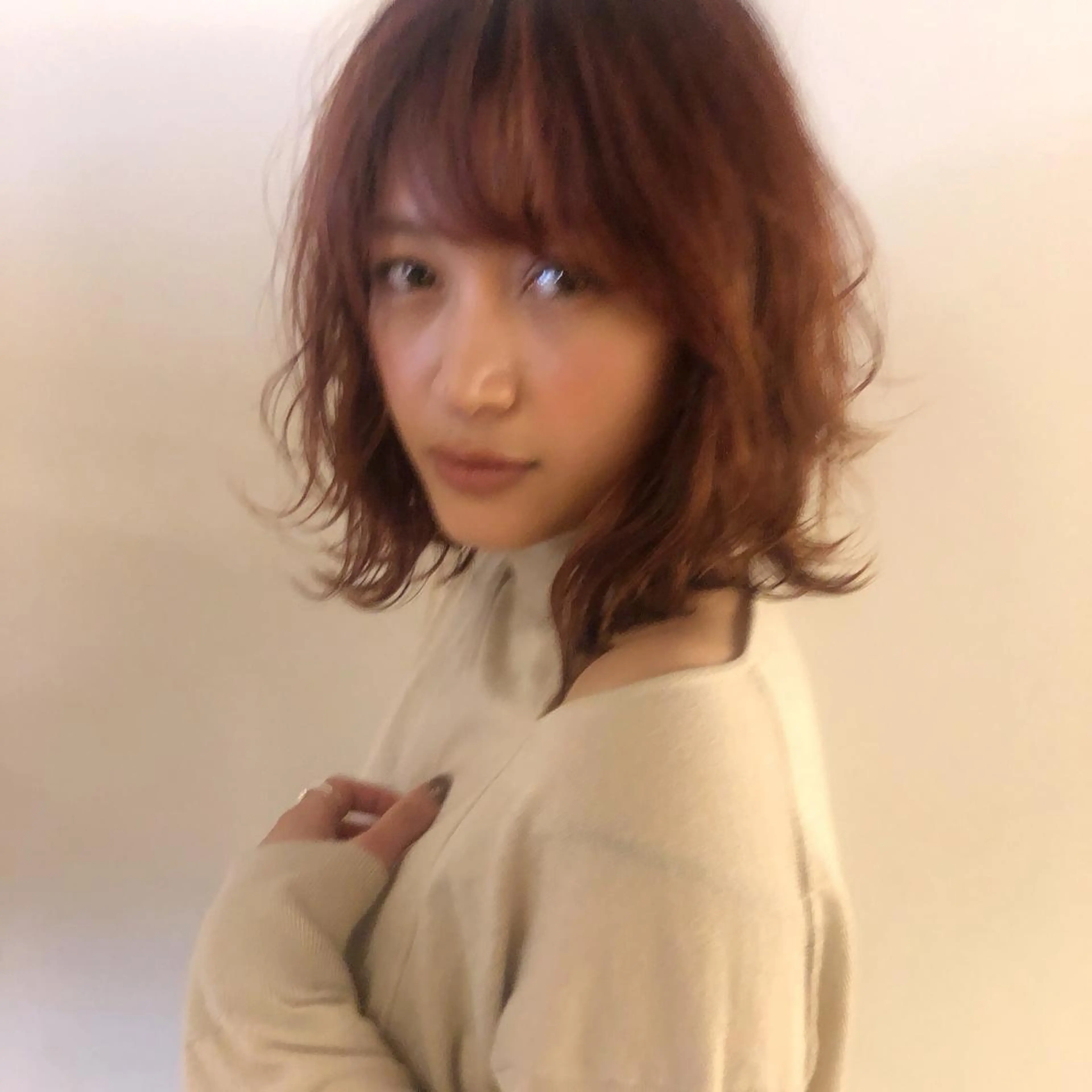 ミディアム ケアブリーチ/ボブ/ honoのヘアスタイル